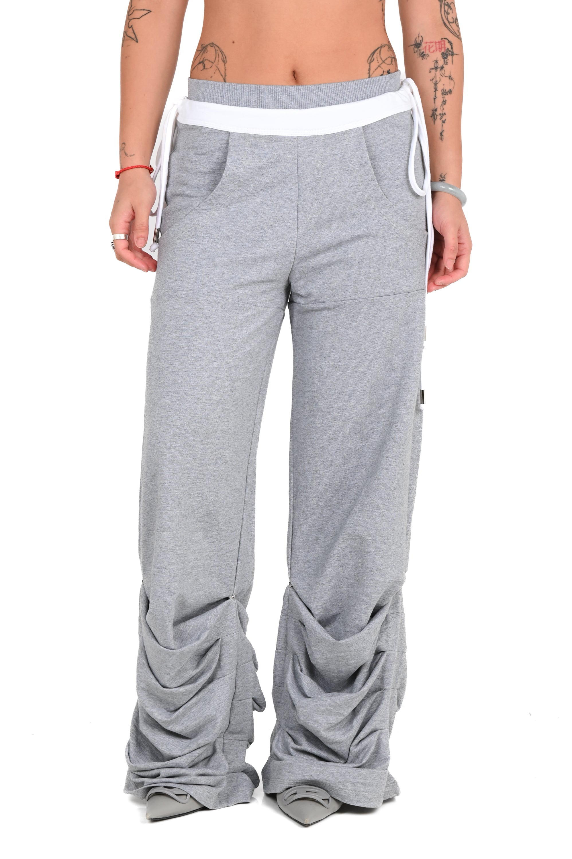 TOILÈ STUDIOS - Detachable Snap Slacks - Grey