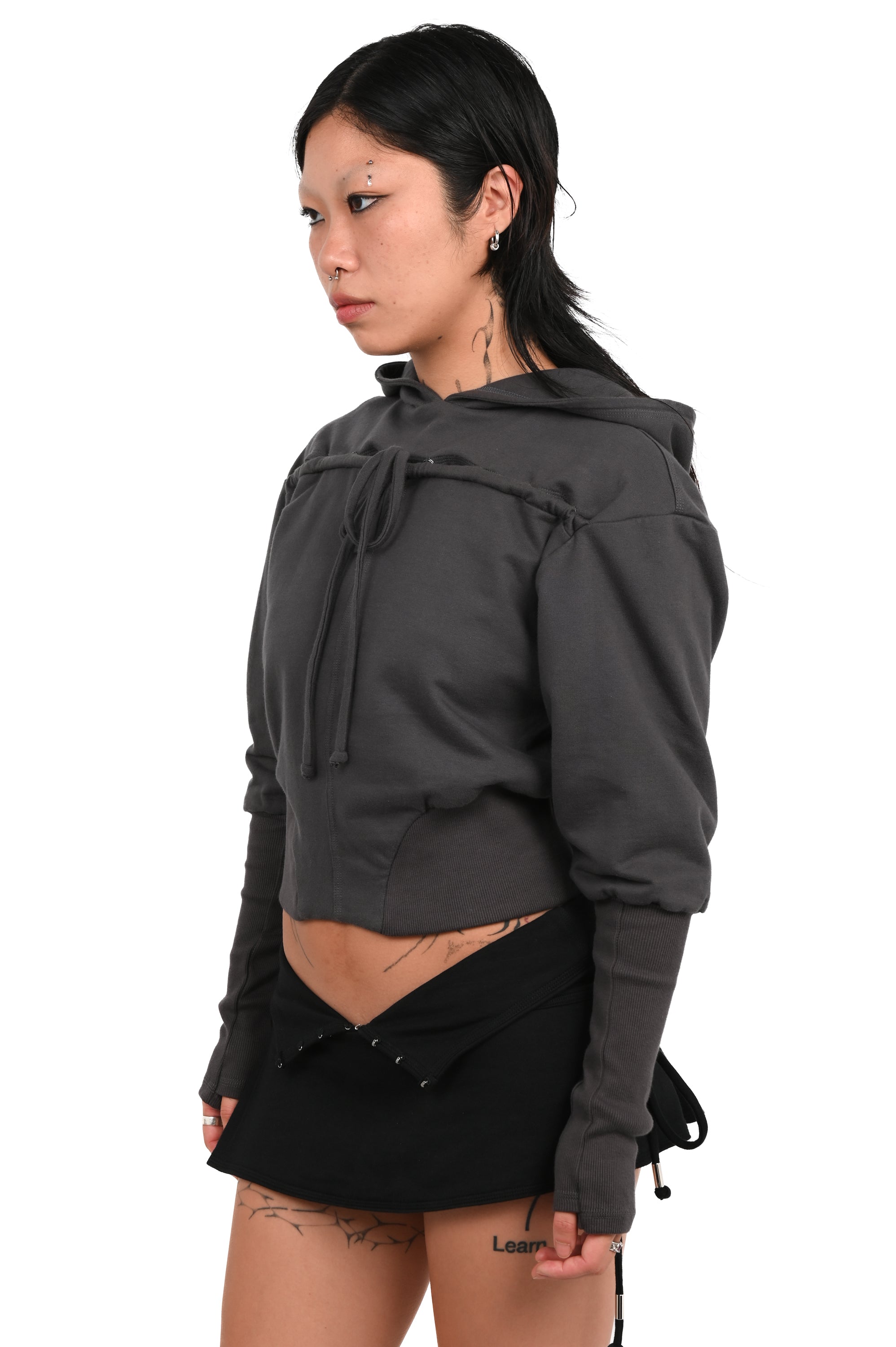 TOILÈ STUDIOS - Slash Hoodie - Charcoal