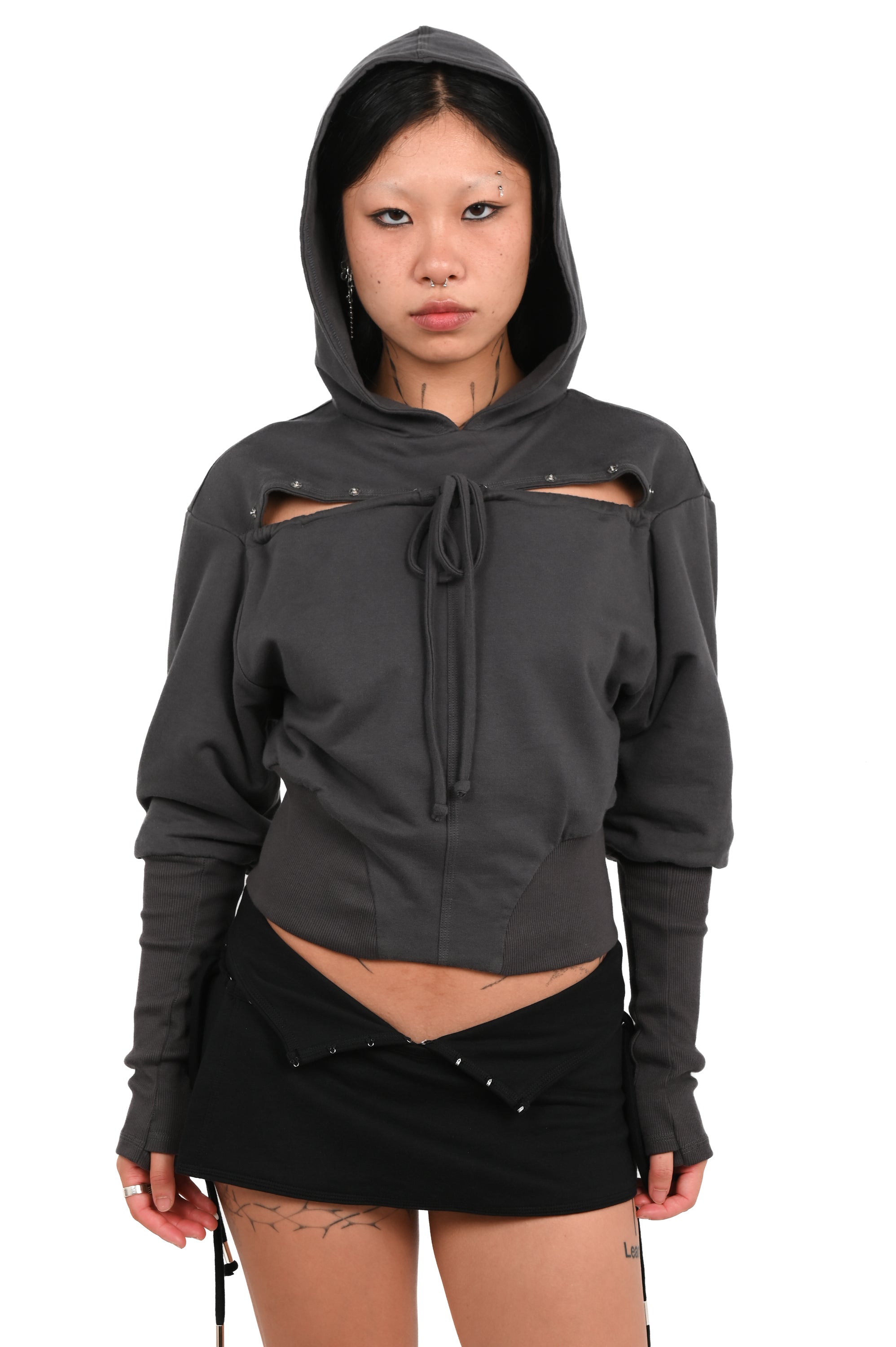 TOILÈ STUDIOS - Slash Hoodie - Charcoal
