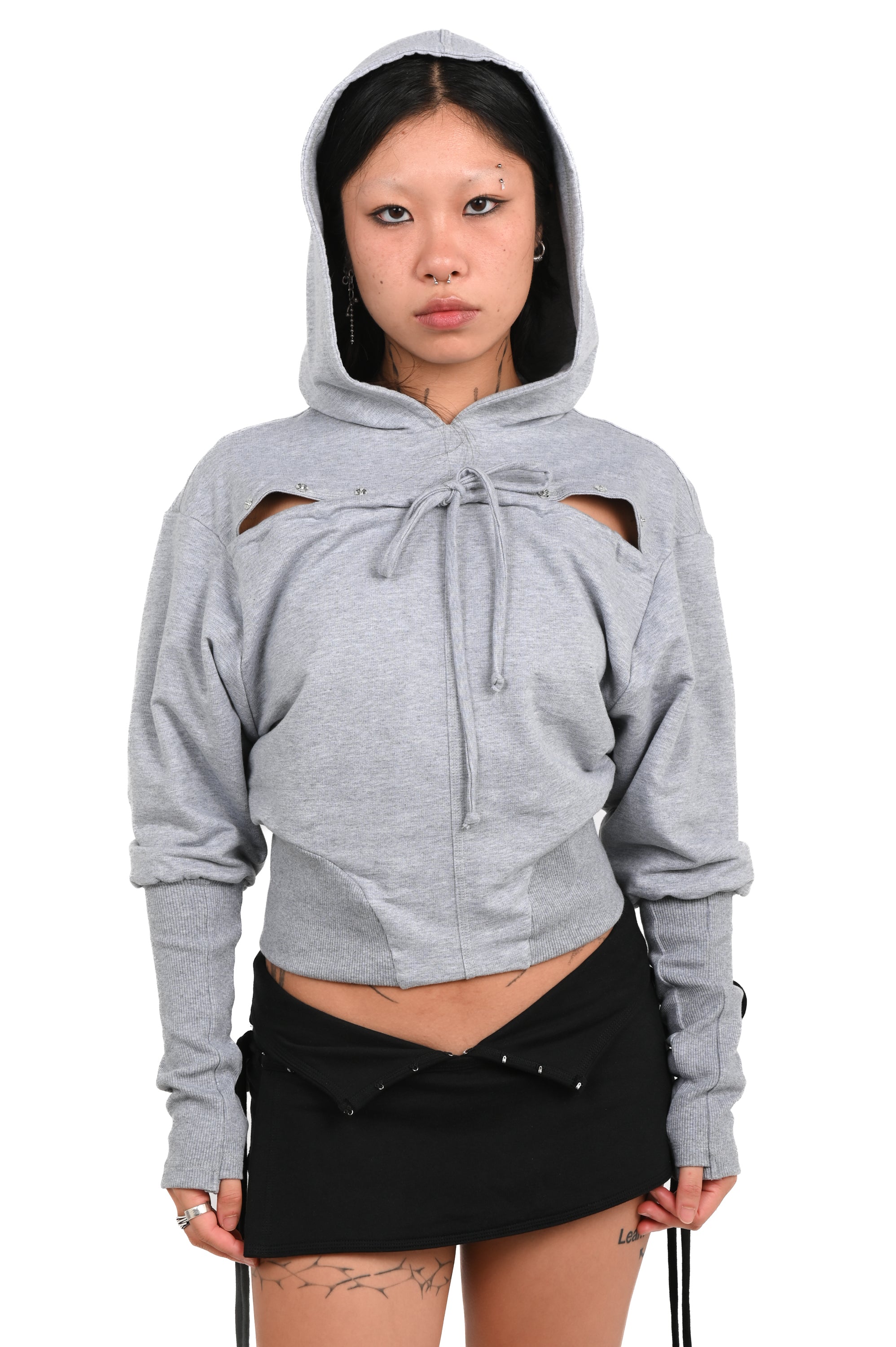 TOILÈ STUDIOS - Slash Hoodie - Grey