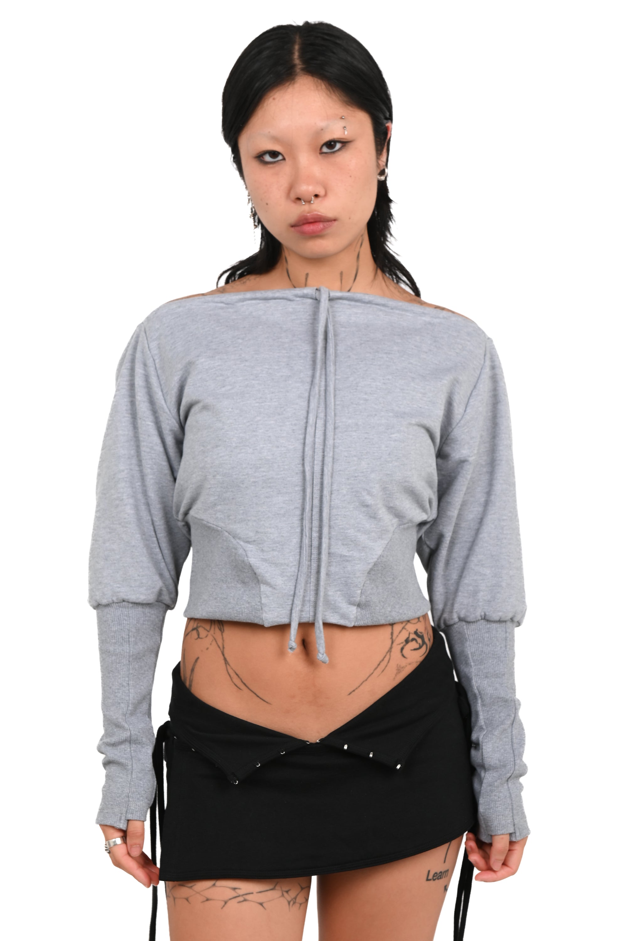 TOILÈ STUDIOS - Slash Hoodie - Grey