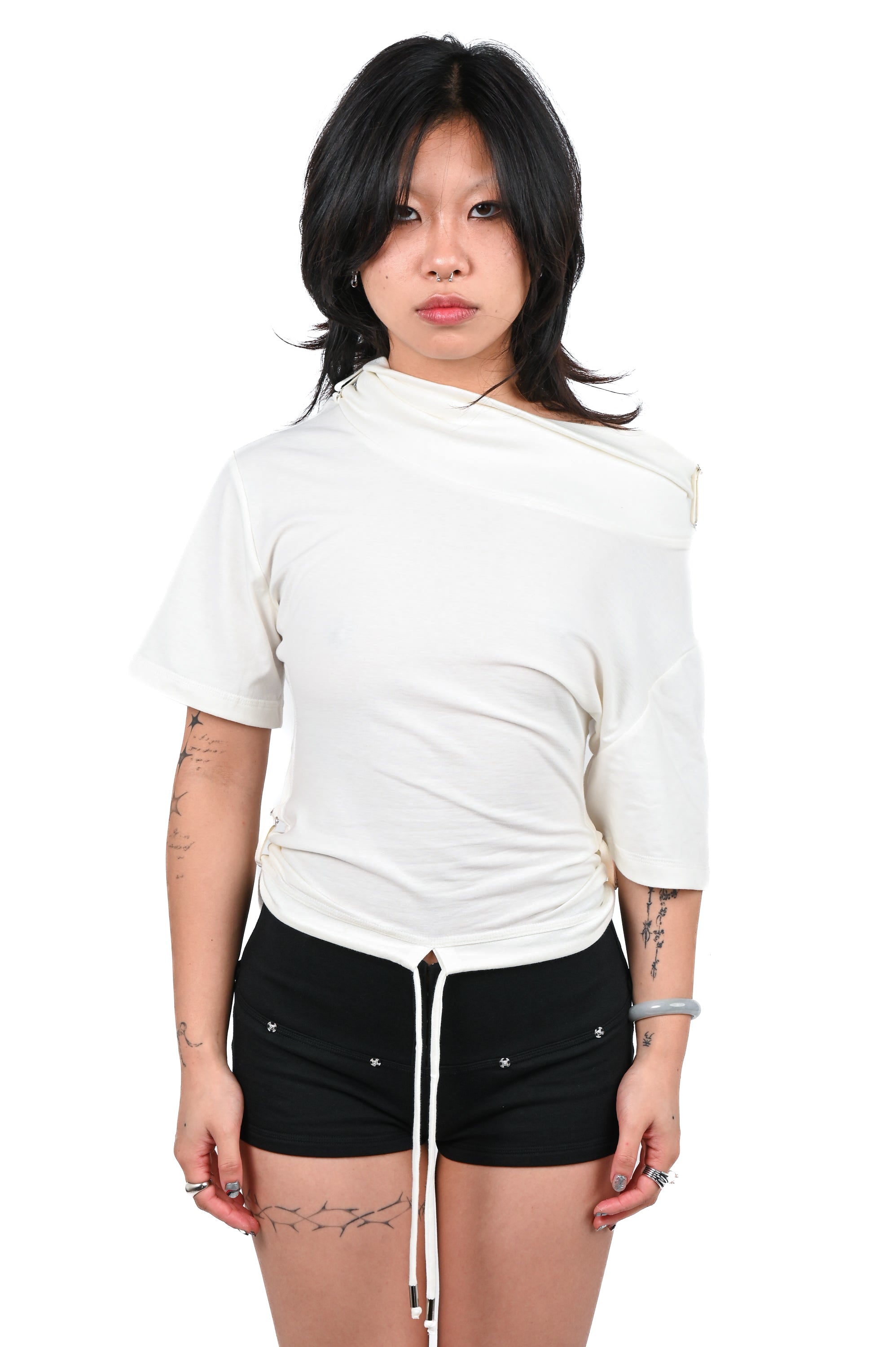 TOILÈ STUDIOS - Flip T Shirt - Bone