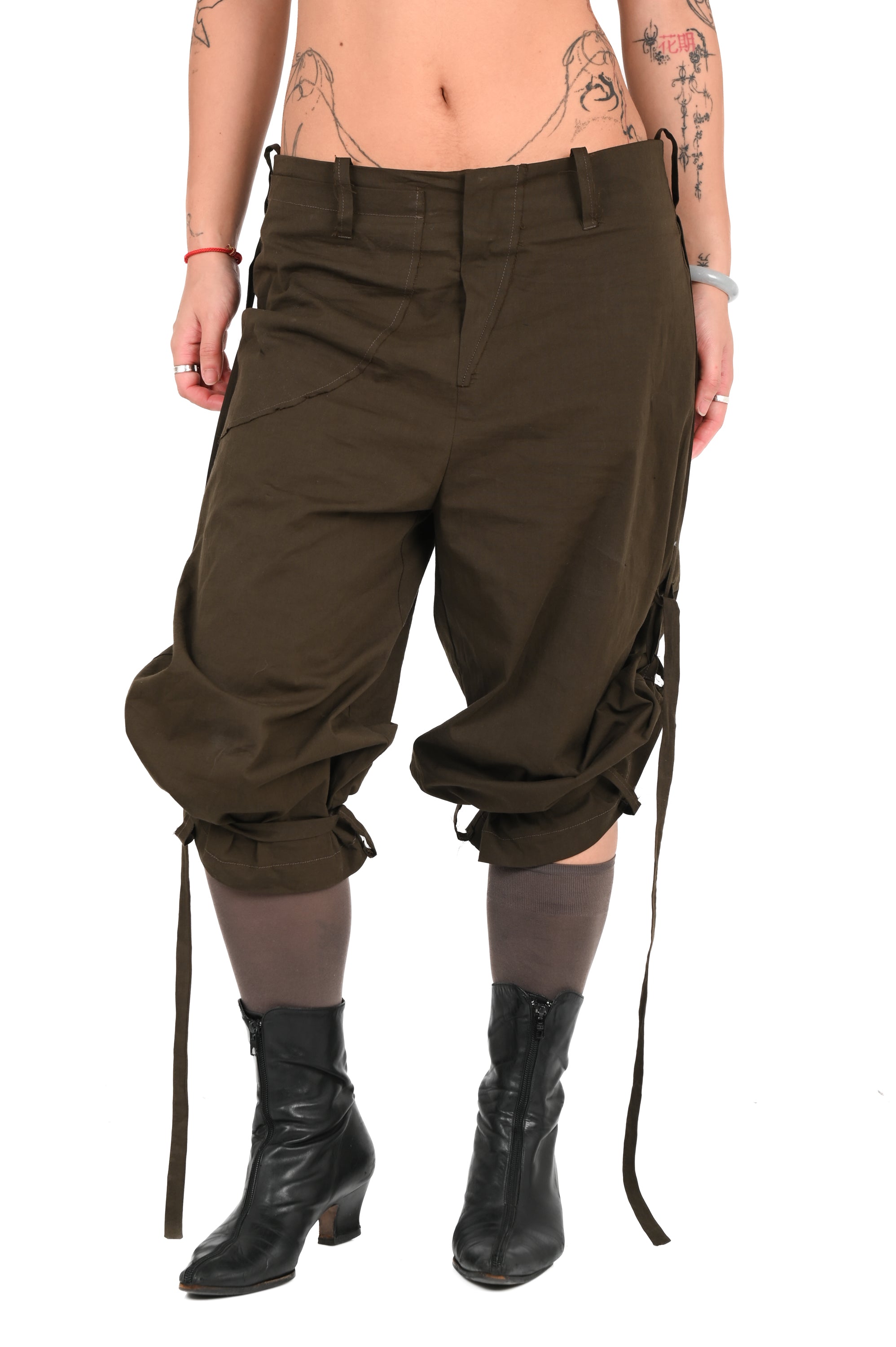 V4K - Field Days Capri Pants - Brown