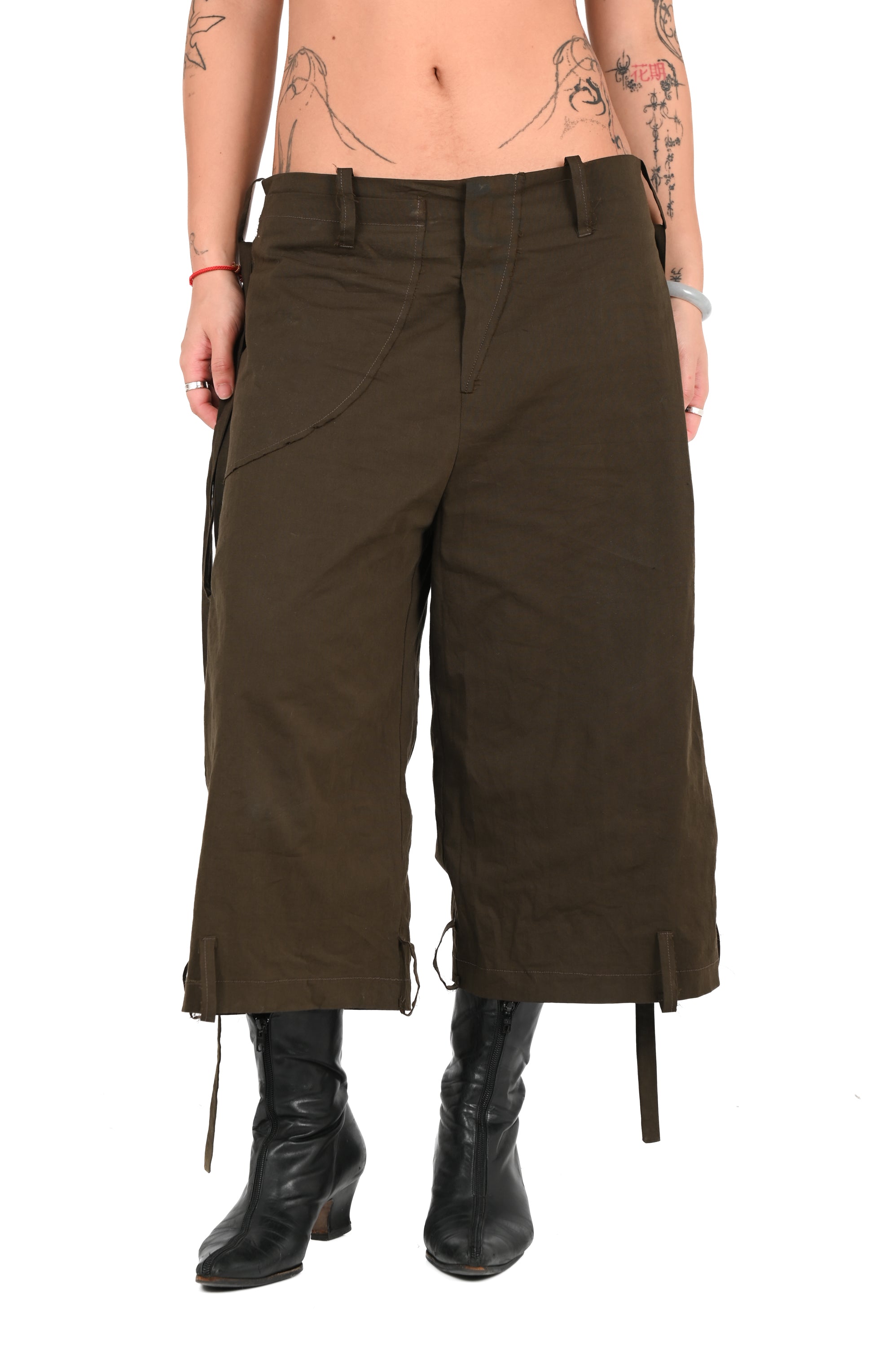 V4K - Field Days Capri Pants - Brown