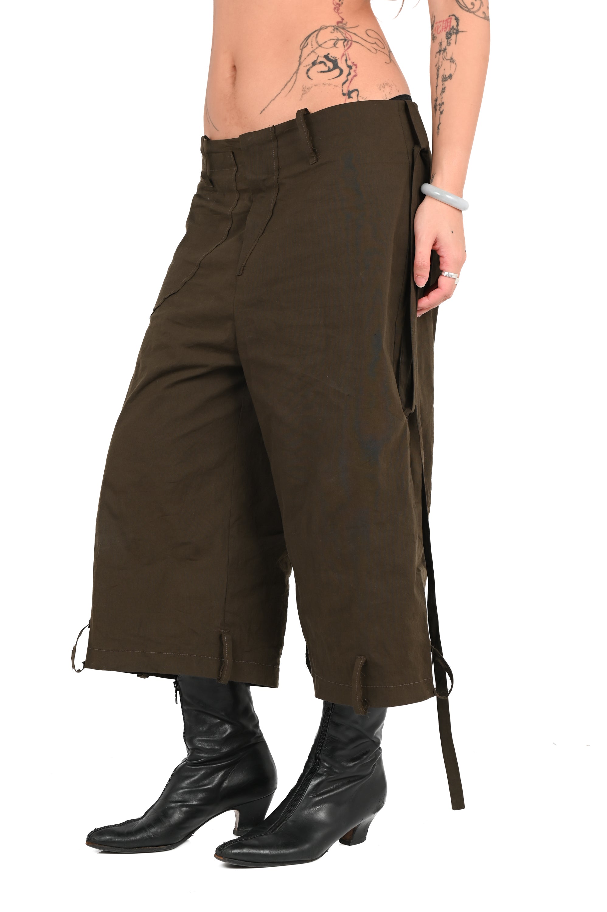 V4K - Field Days Capri Pants - Brown
