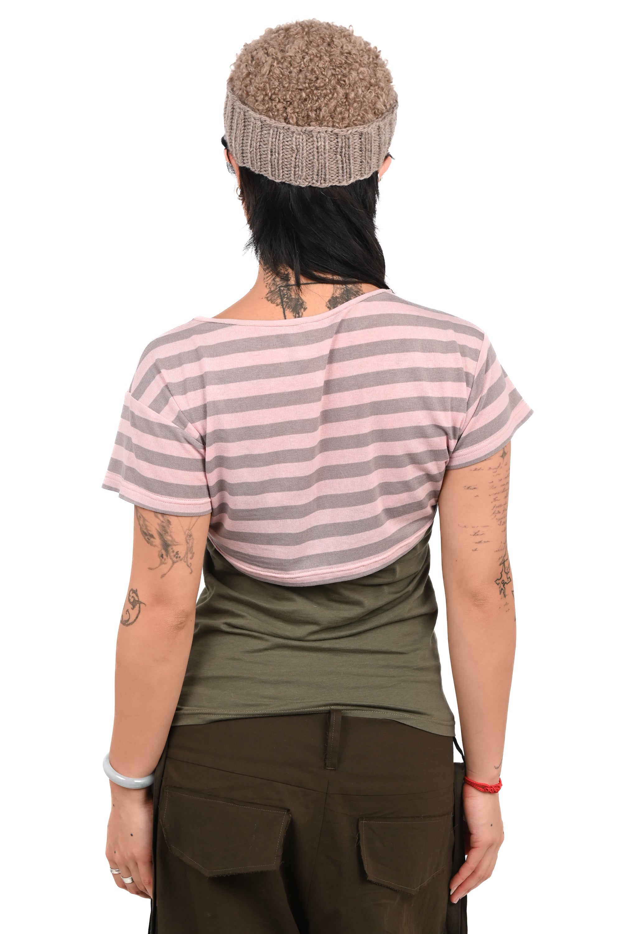 V4K - T-Shirt, Almost - Pink/Grey/Green