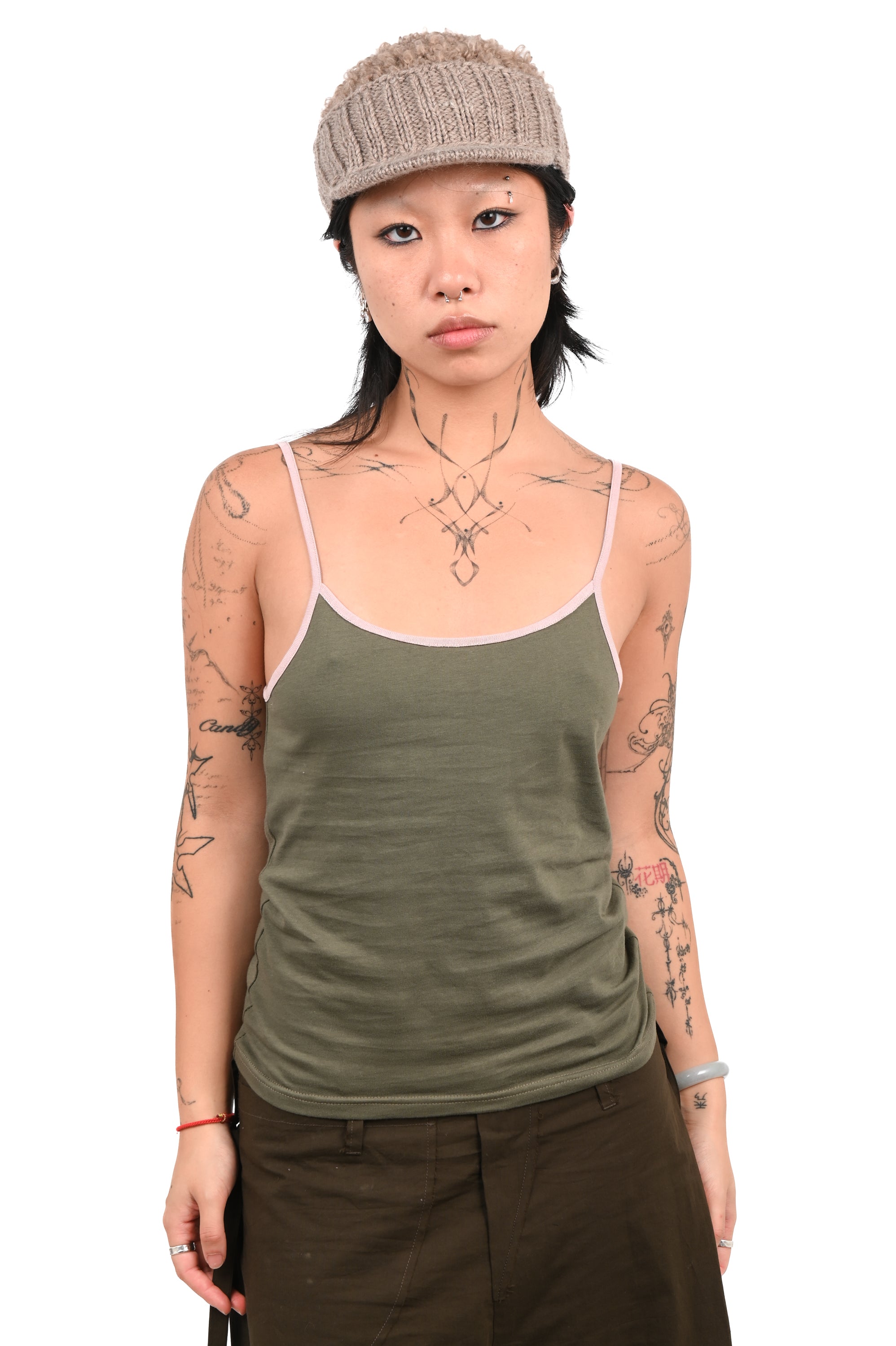 V4K - T-Shirt, Almost - Pink/Grey/Green