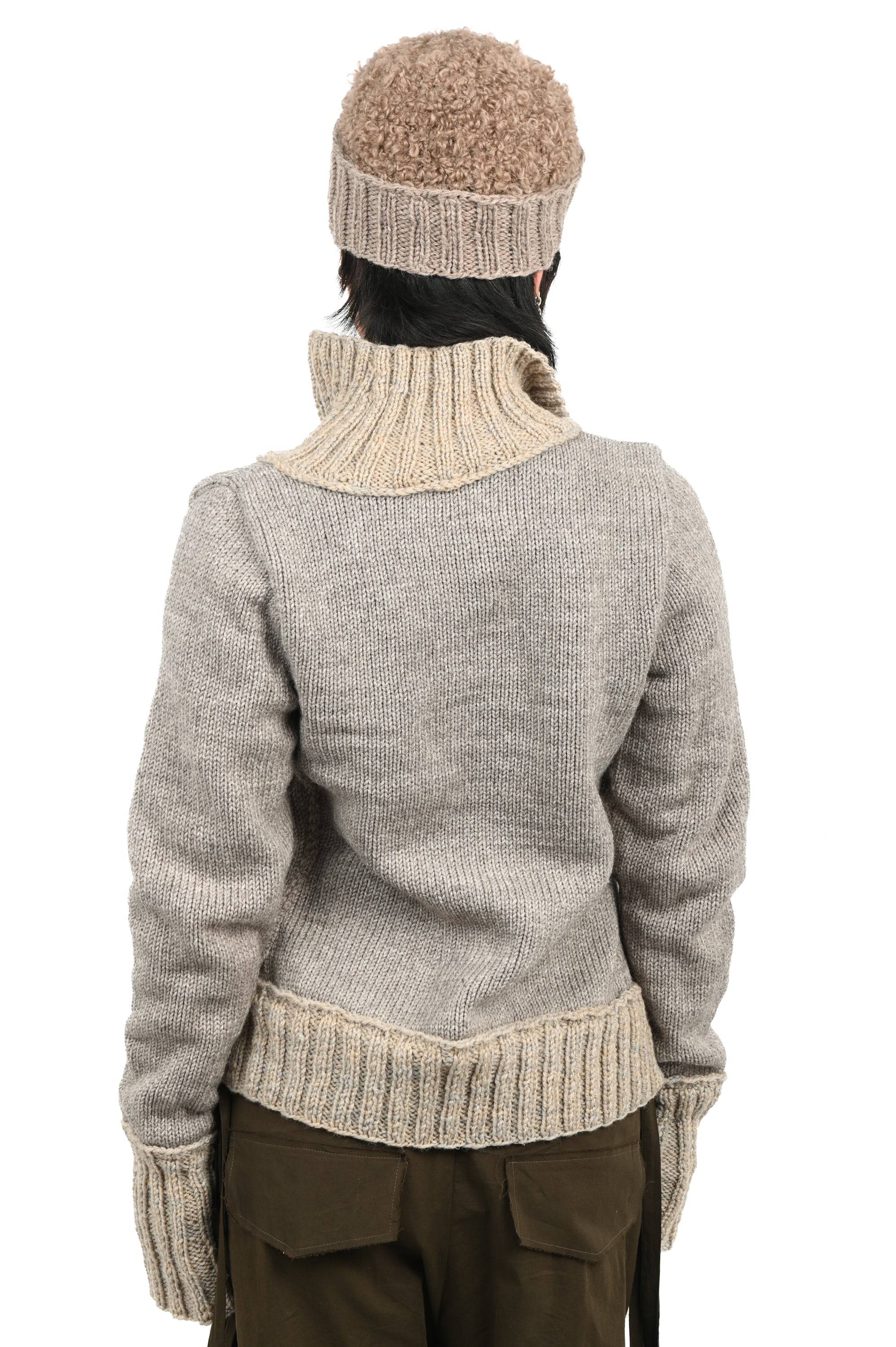 V4K - Grannys Knit Cardigan - Beige