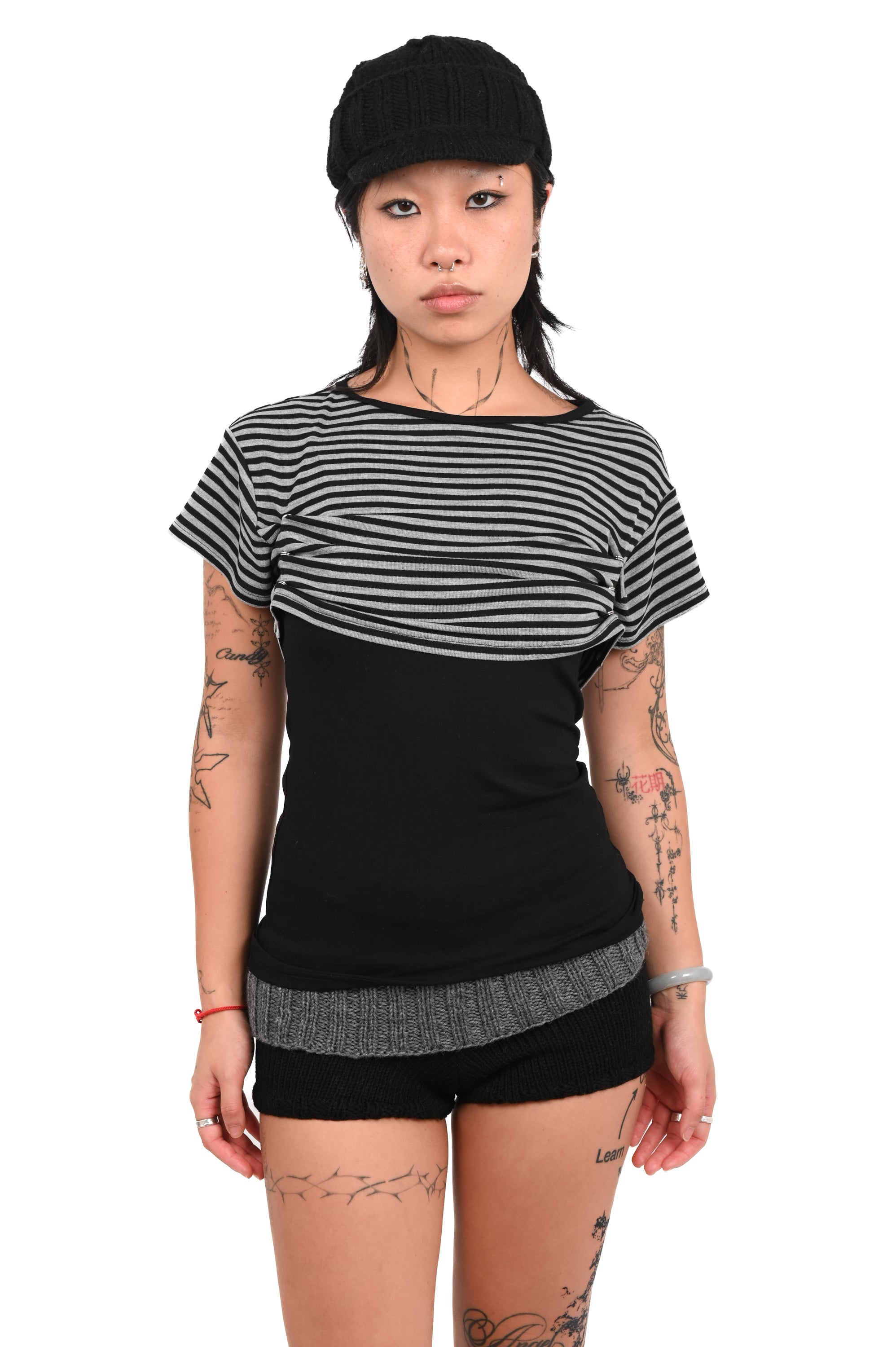 V4K - T-Shirt, Almost - Black/Grey/Black