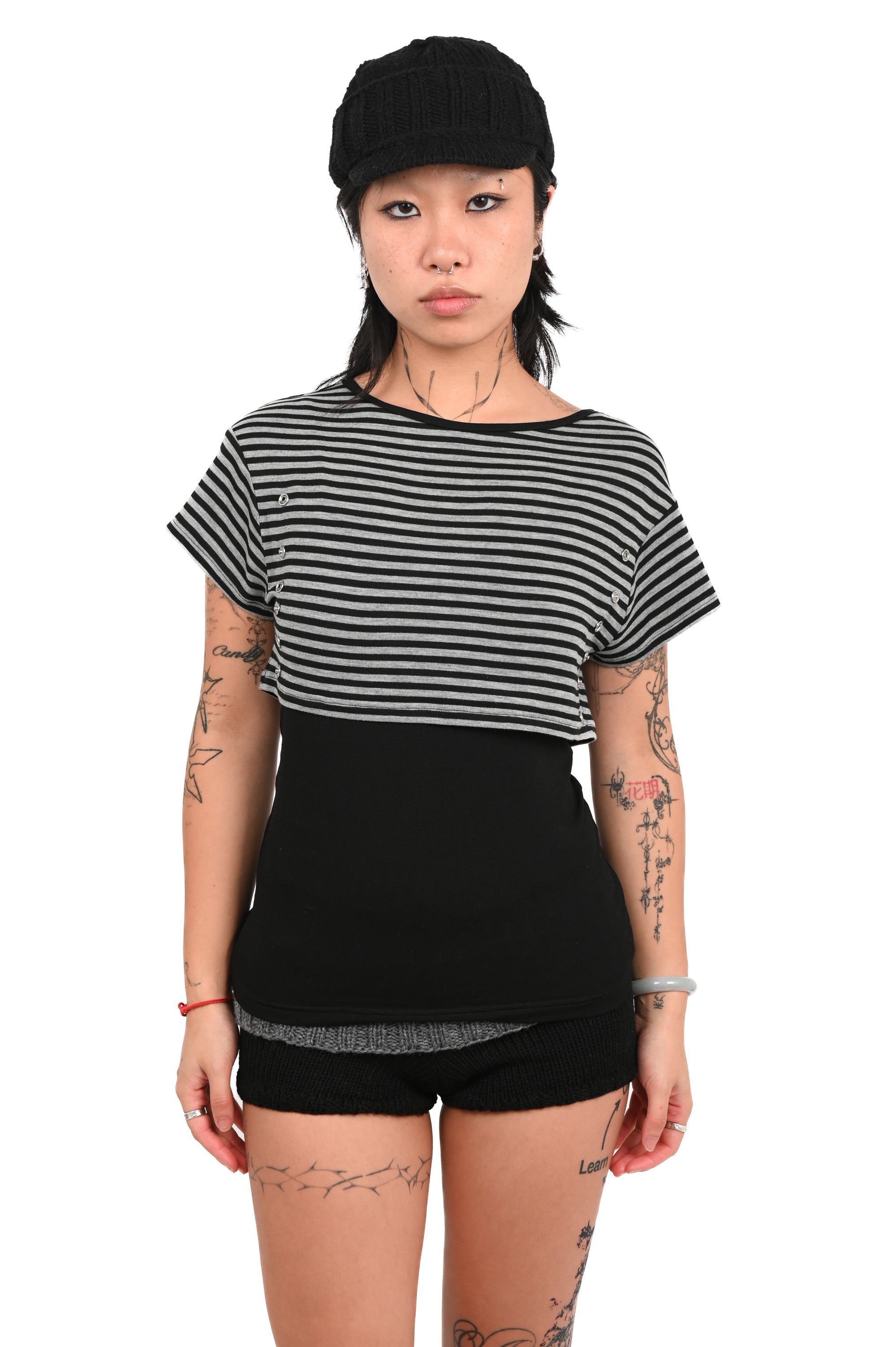 V4K - T-Shirt, Almost - Black/Grey/Black