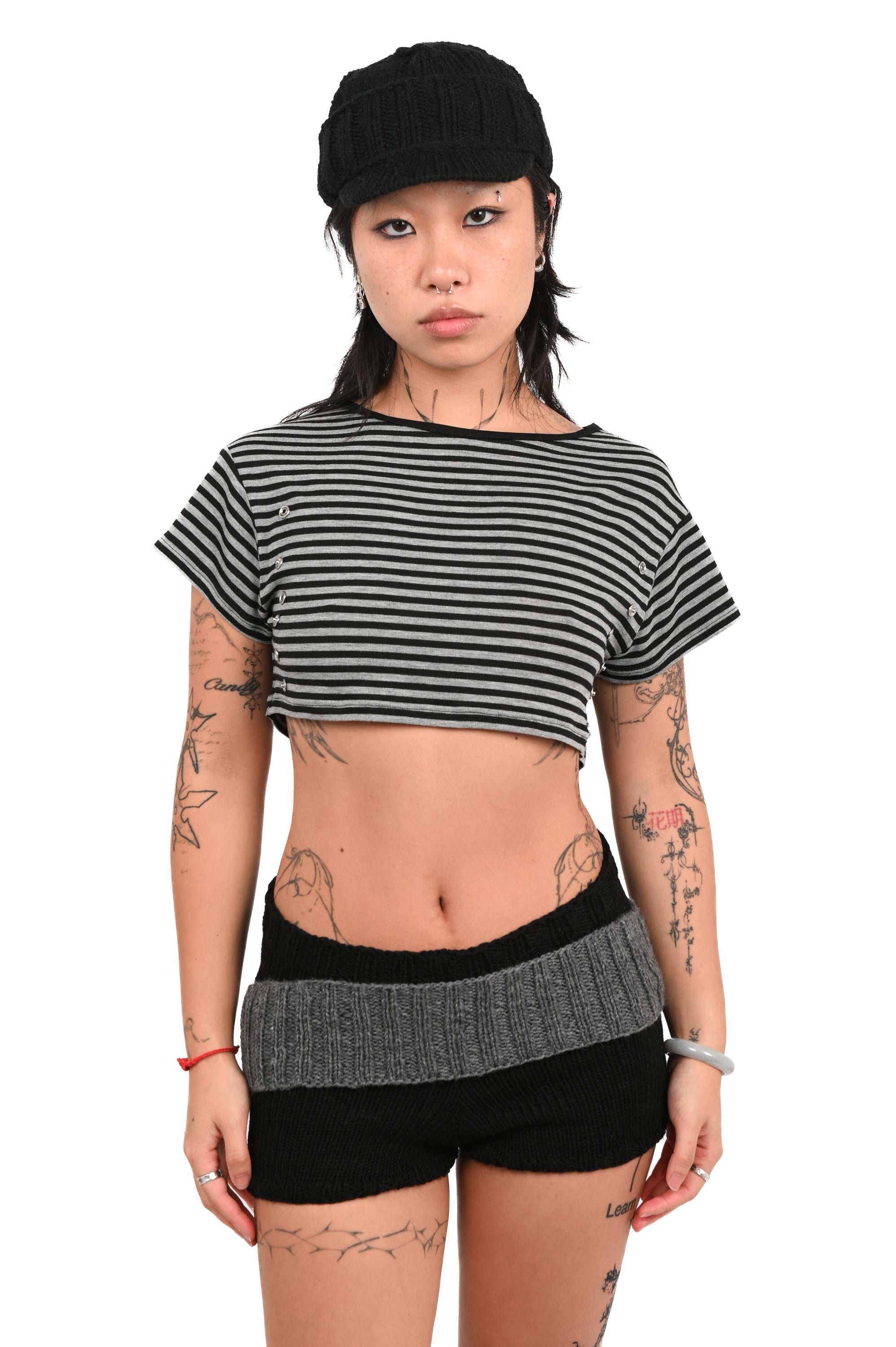 V4K - T-Shirt, Almost - Black/Grey/Black