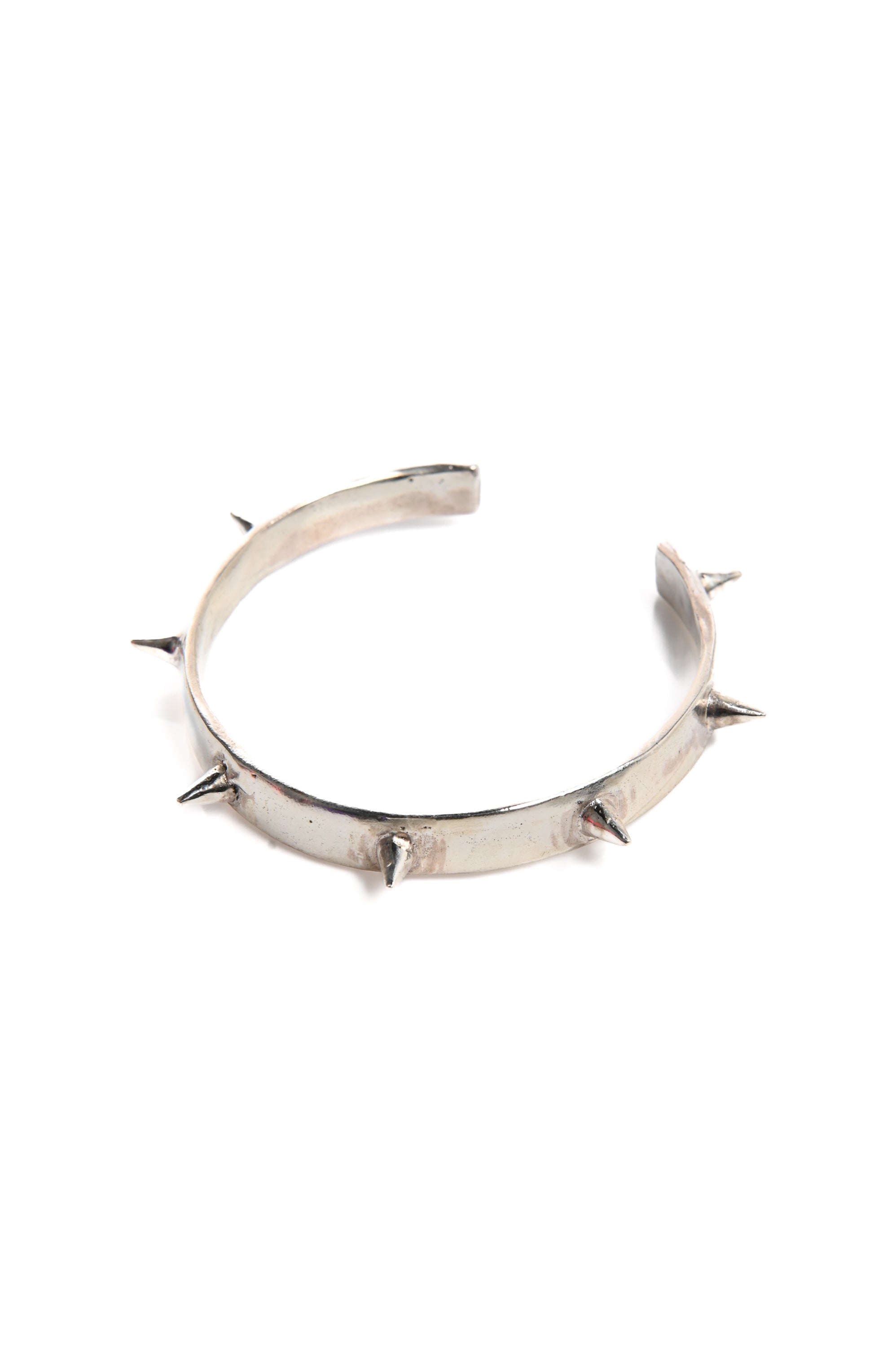 Vitamin+J - Spiked Bangle - Silver