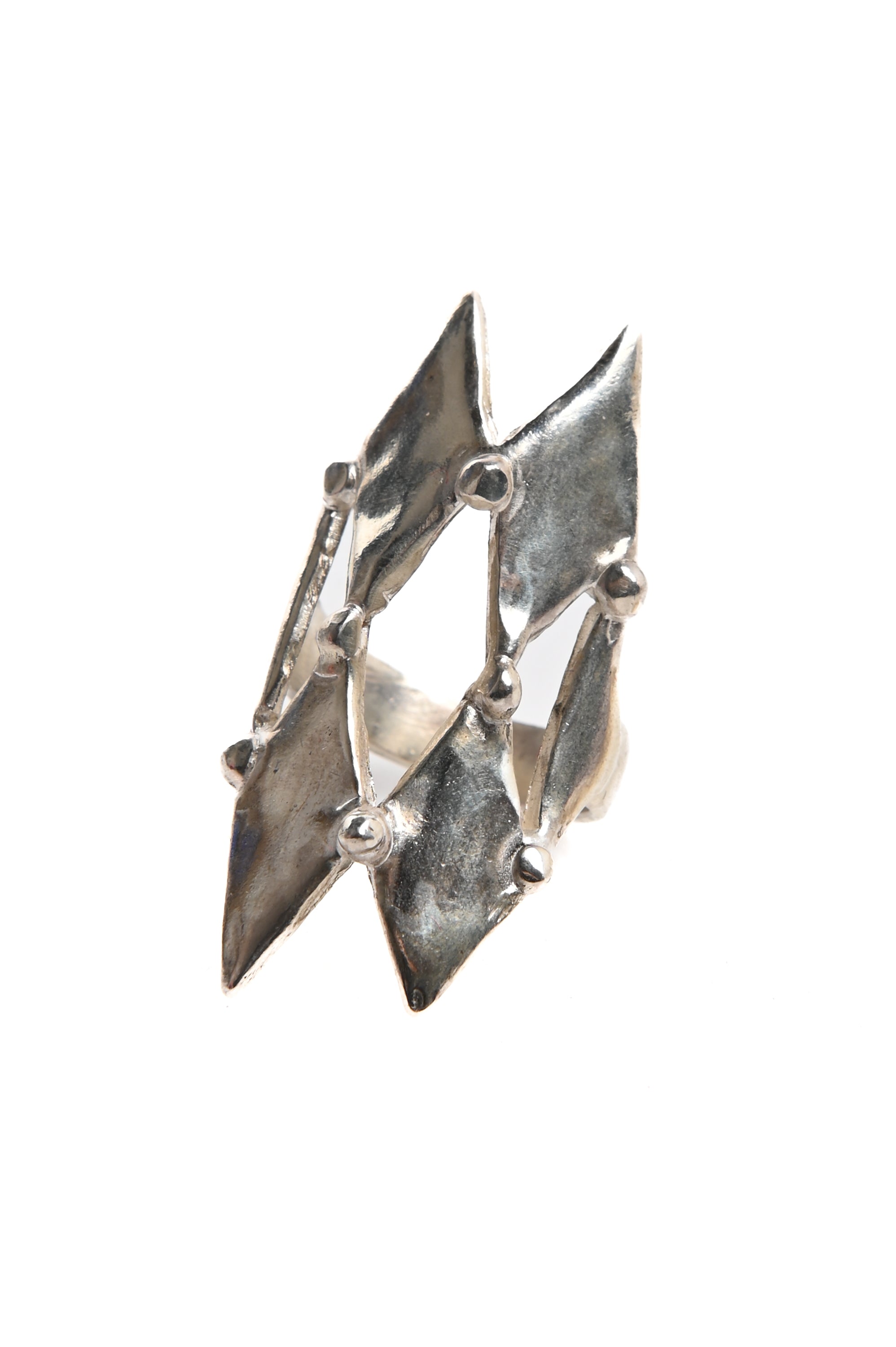 Vitamin+J - Argyle Ring - Silver