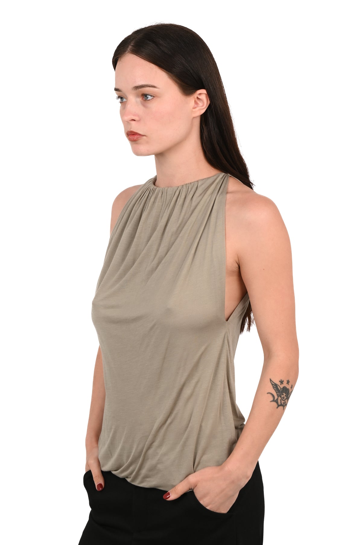 Geel - Perla Top - Khaki