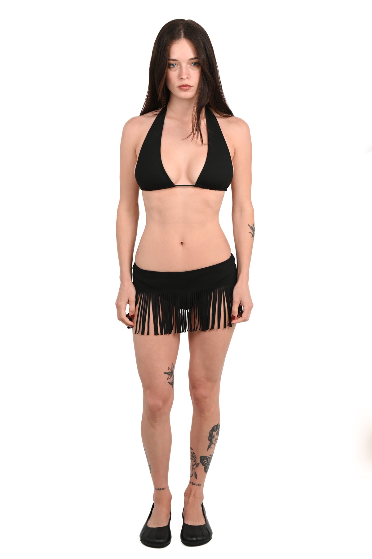 Geel - Bikini Halter - Black