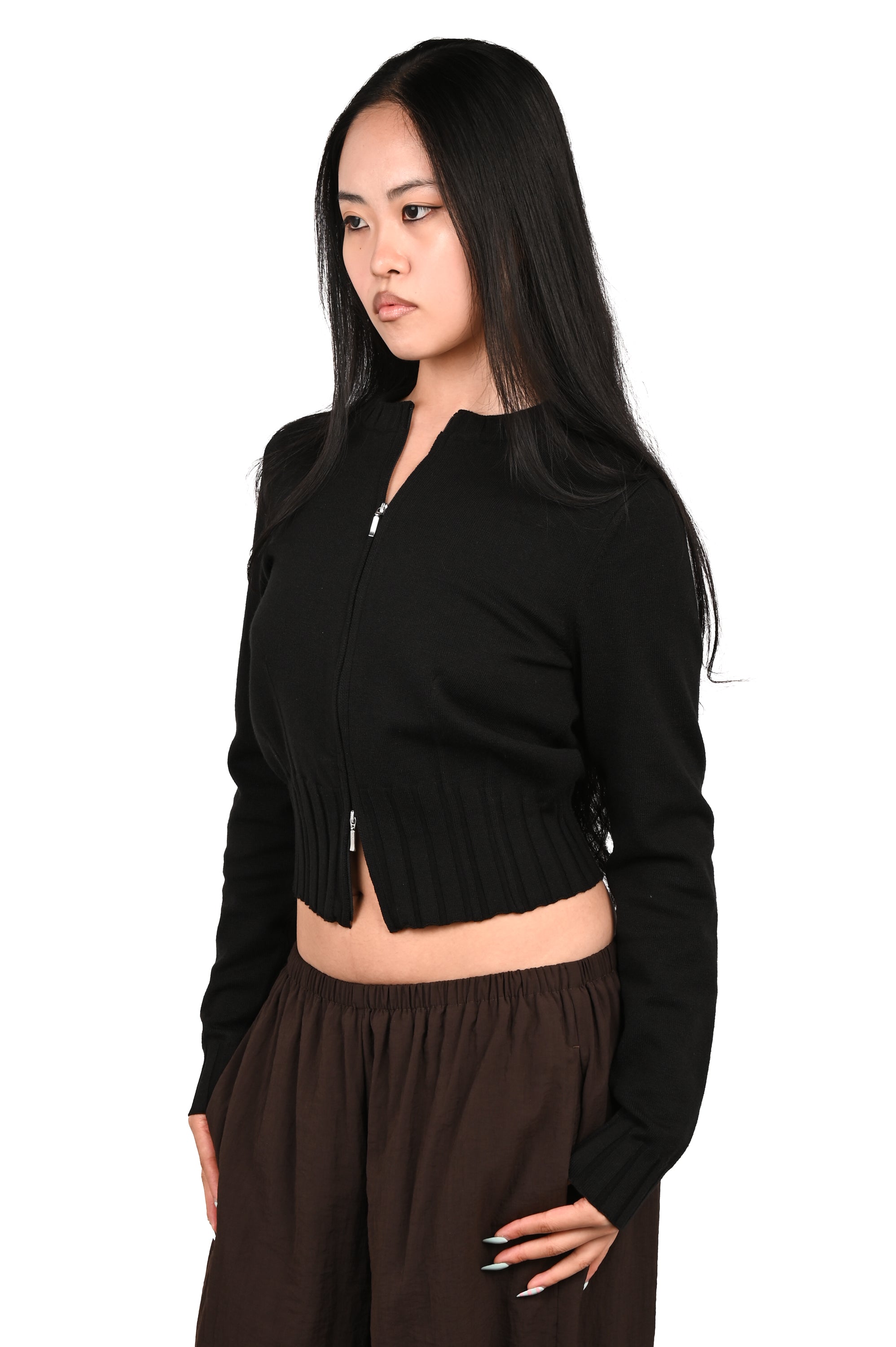 Geel - Dennis Cardigan - Black