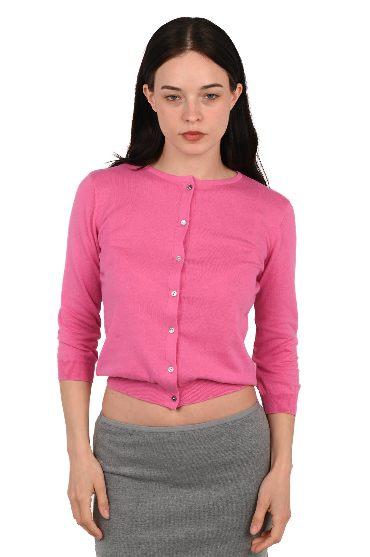 Geel - Olivia Cardigan - Magenta