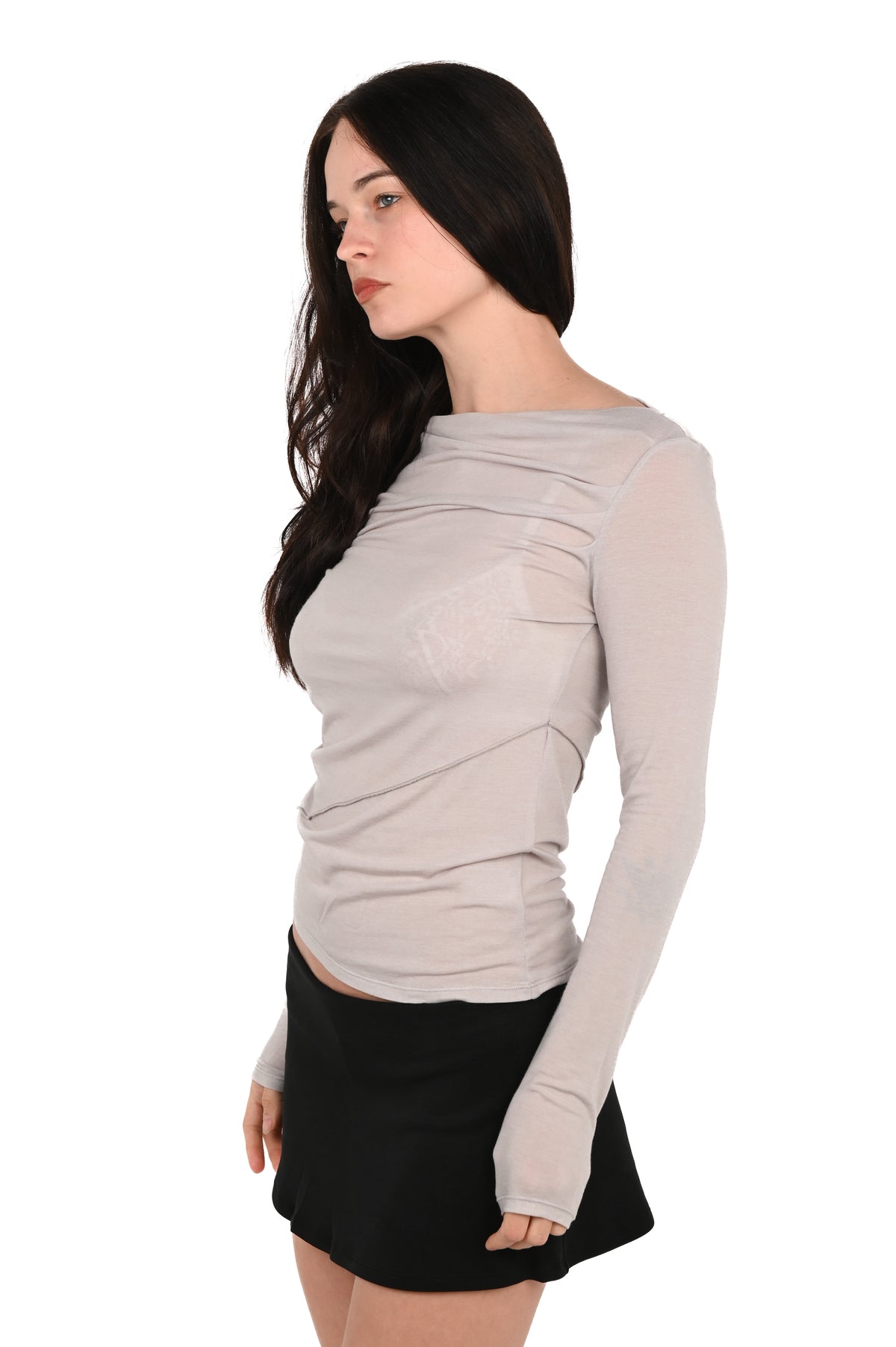Geel - Drew Top - Fog