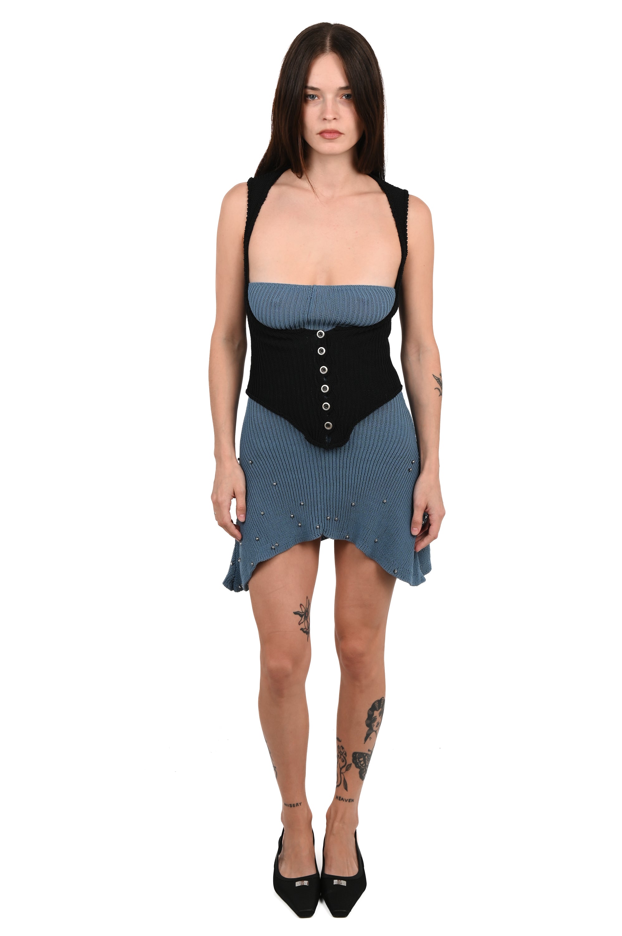 Gabe Gordon - Tire Dress - Blue/Black