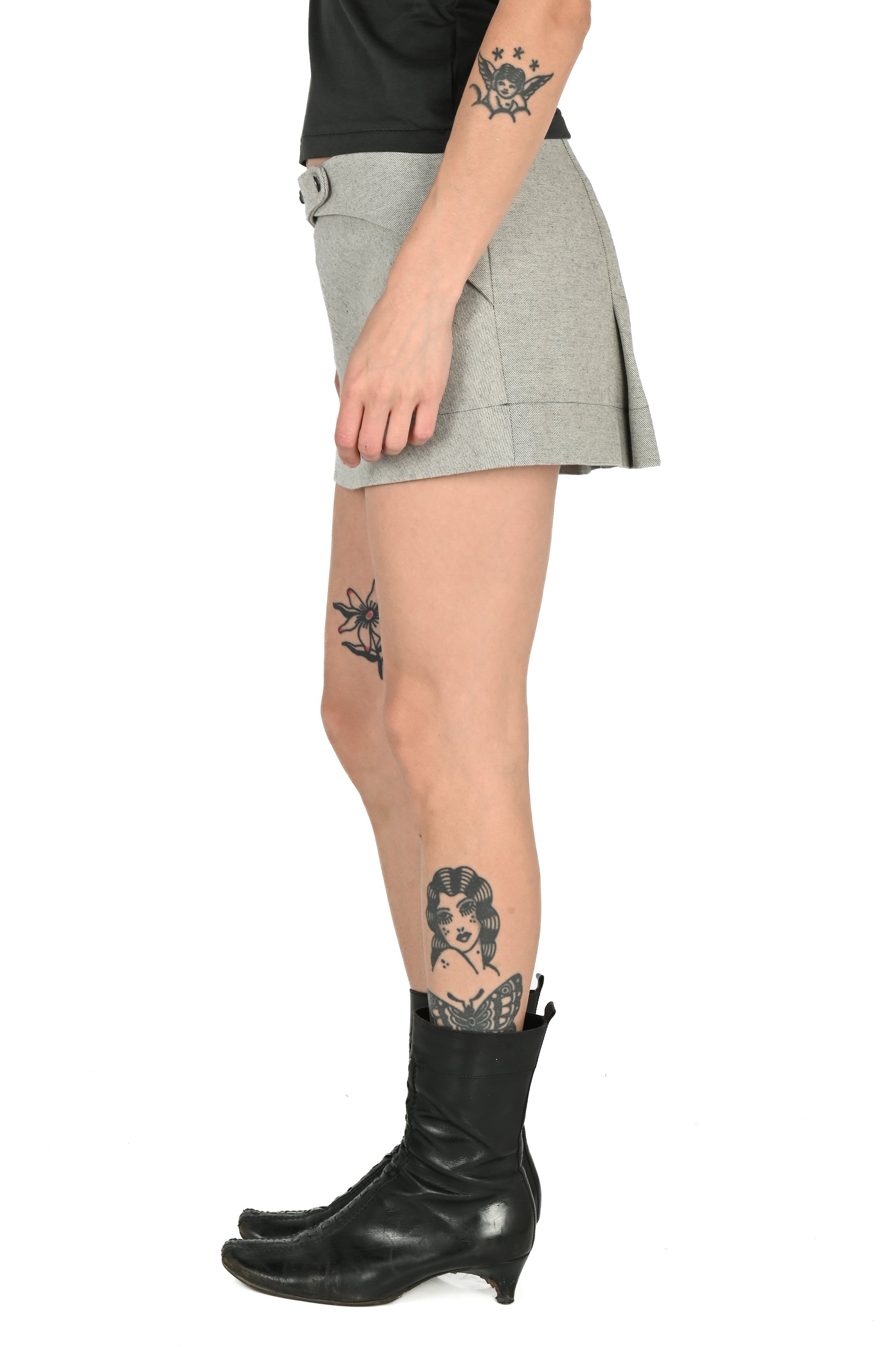 L.H - Duo Skirt - Light Grey