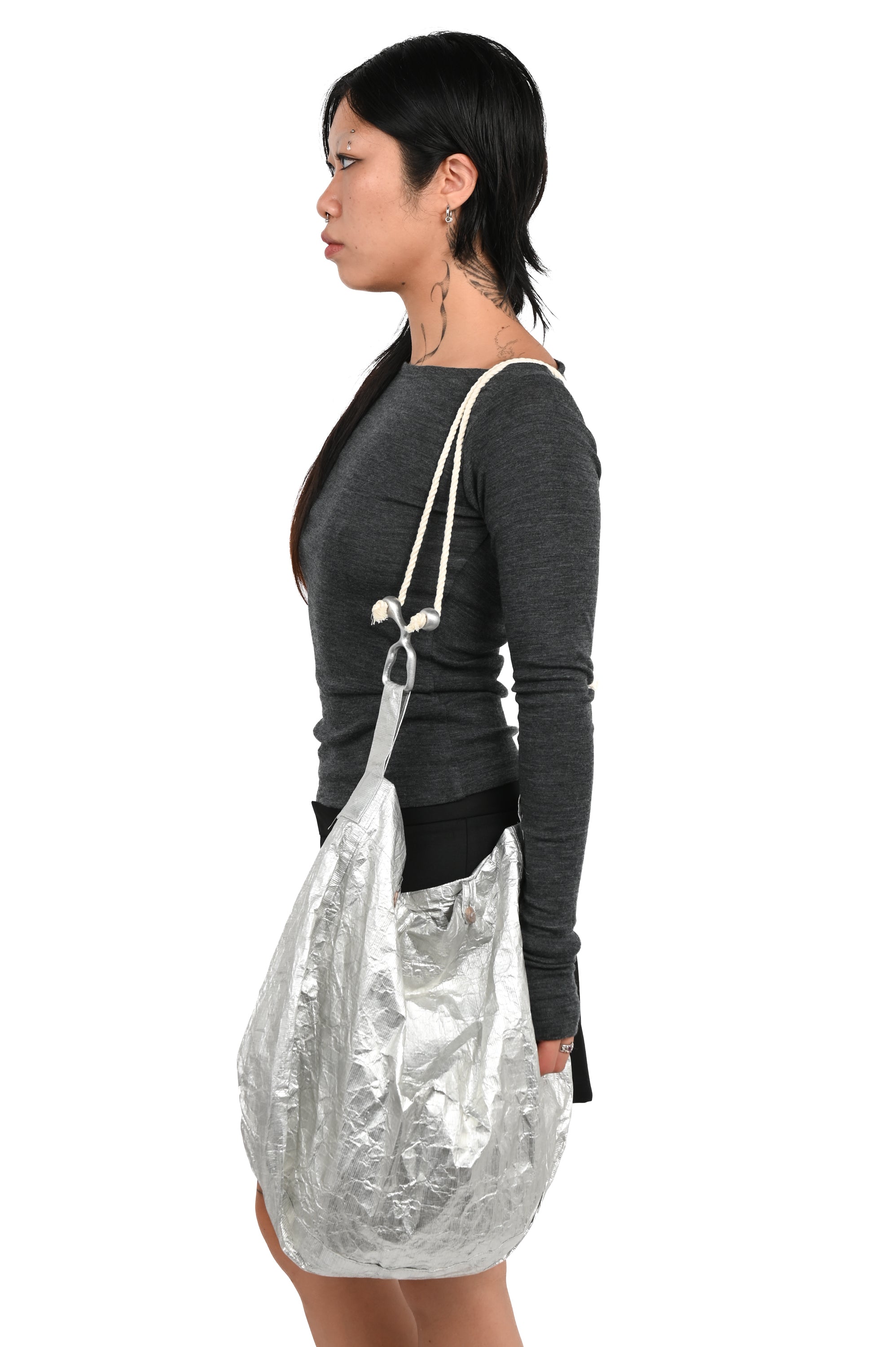 Matan Fadida - Sling Bag - Silver