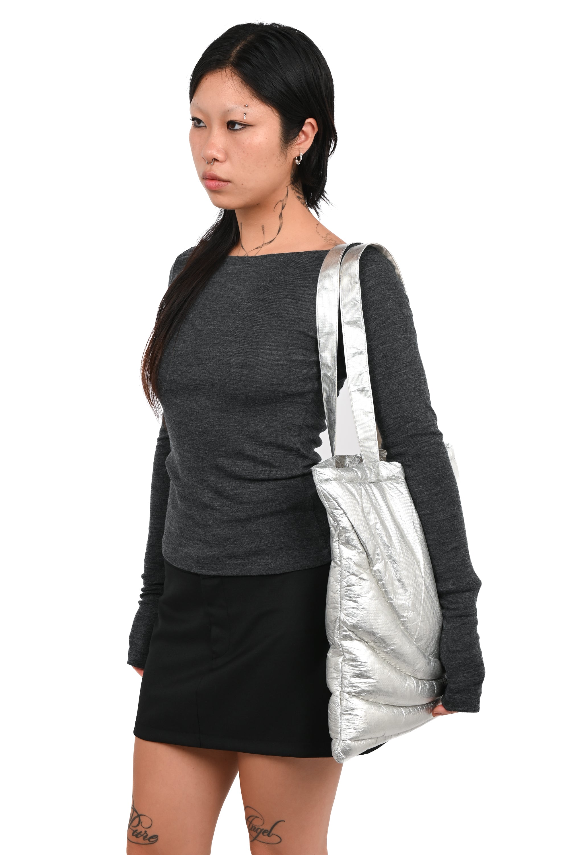 Matan Fadida - Puffer Bag - Silver