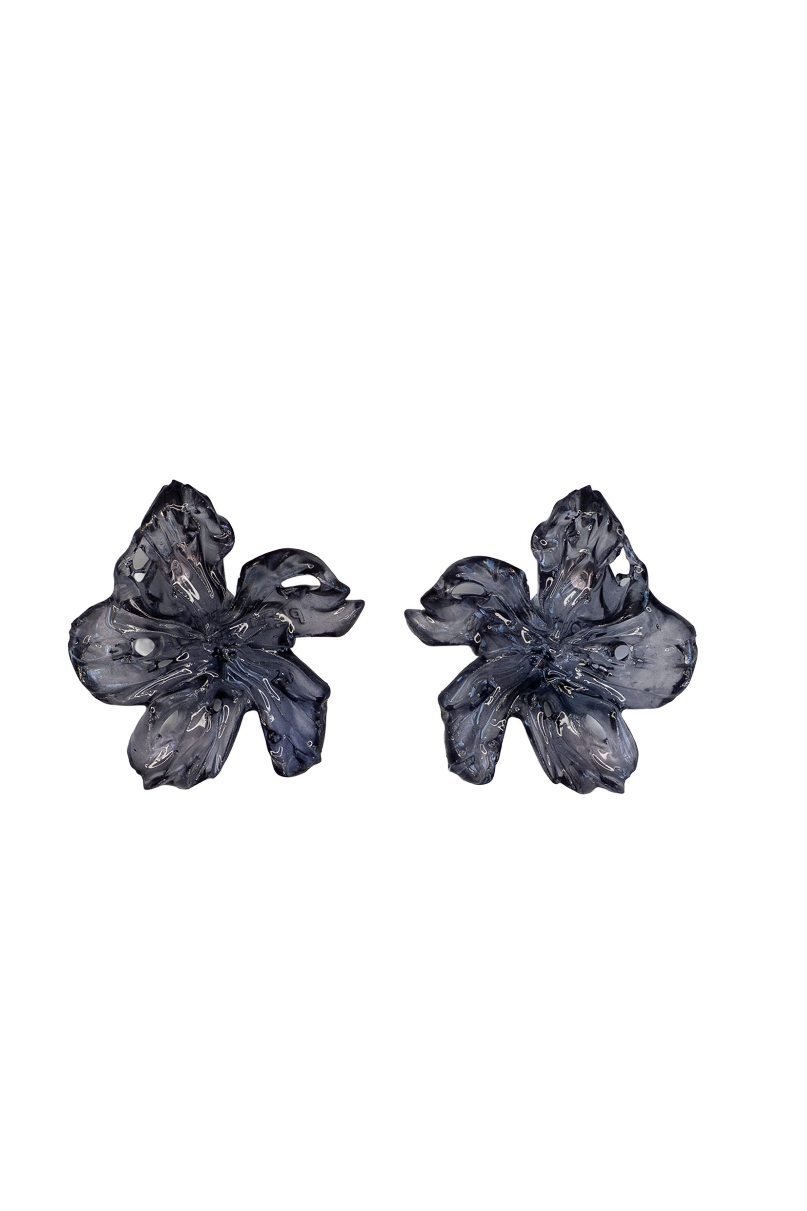Pleiosien - Flower Earrings (Medium) - Lavender