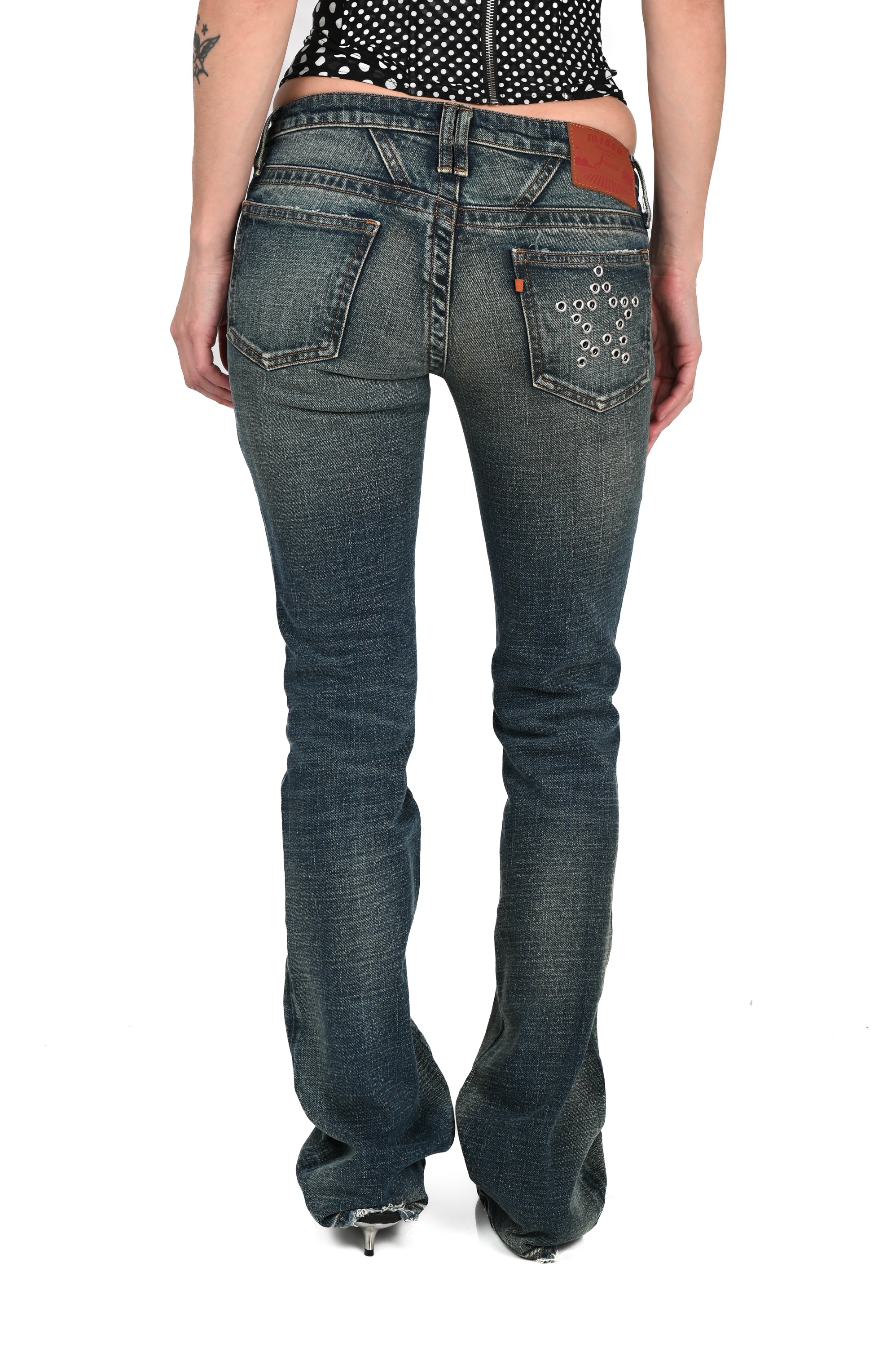 Miaou - Low Rise Flare - Cold Wash