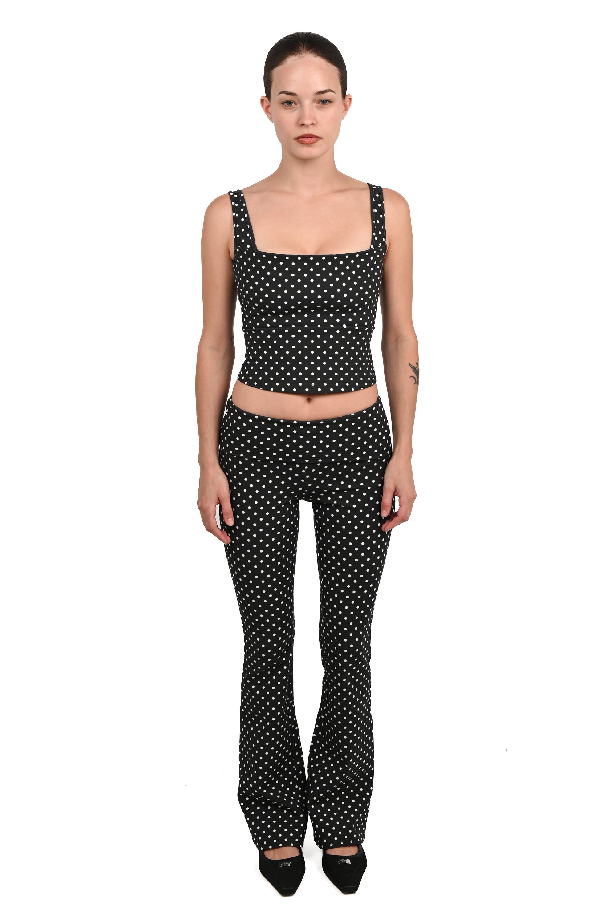 Miaou - Alba Pant - Black Small Dot