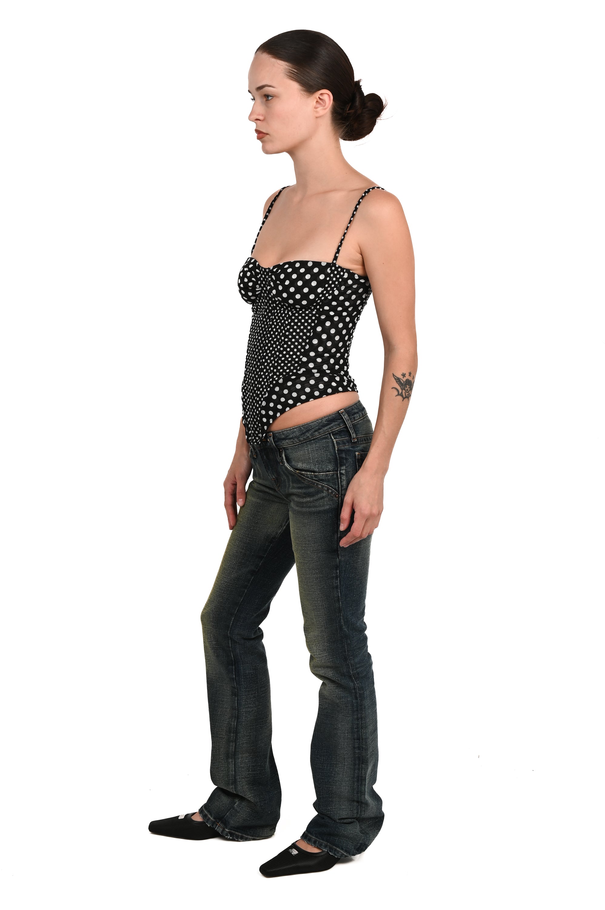 Miaou - Low Rise Flare - Cold Wash