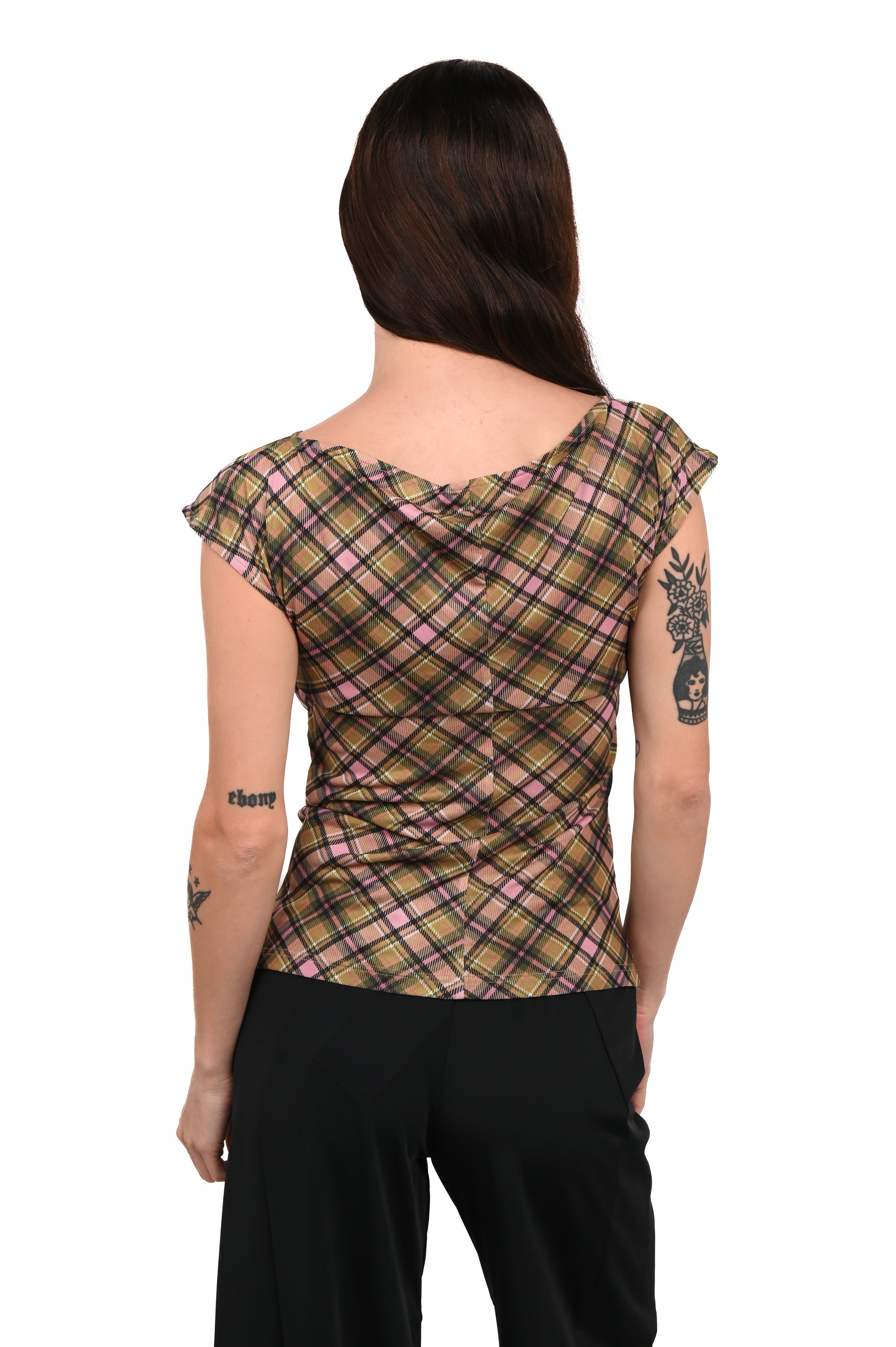Taottao - Mesh Star Cutout T-Shirt - Smooky