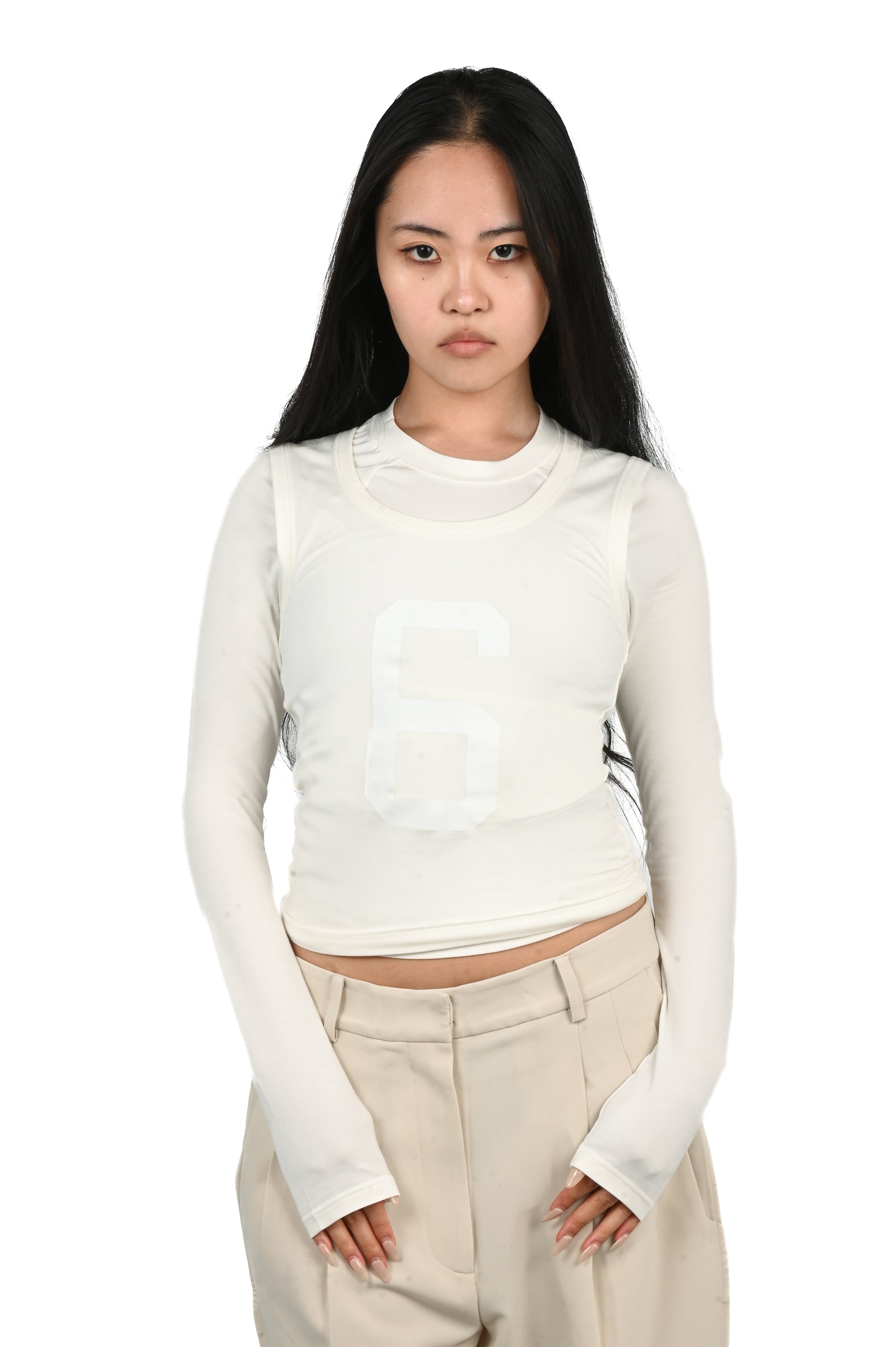 Lova Mohan - Training Top - White
