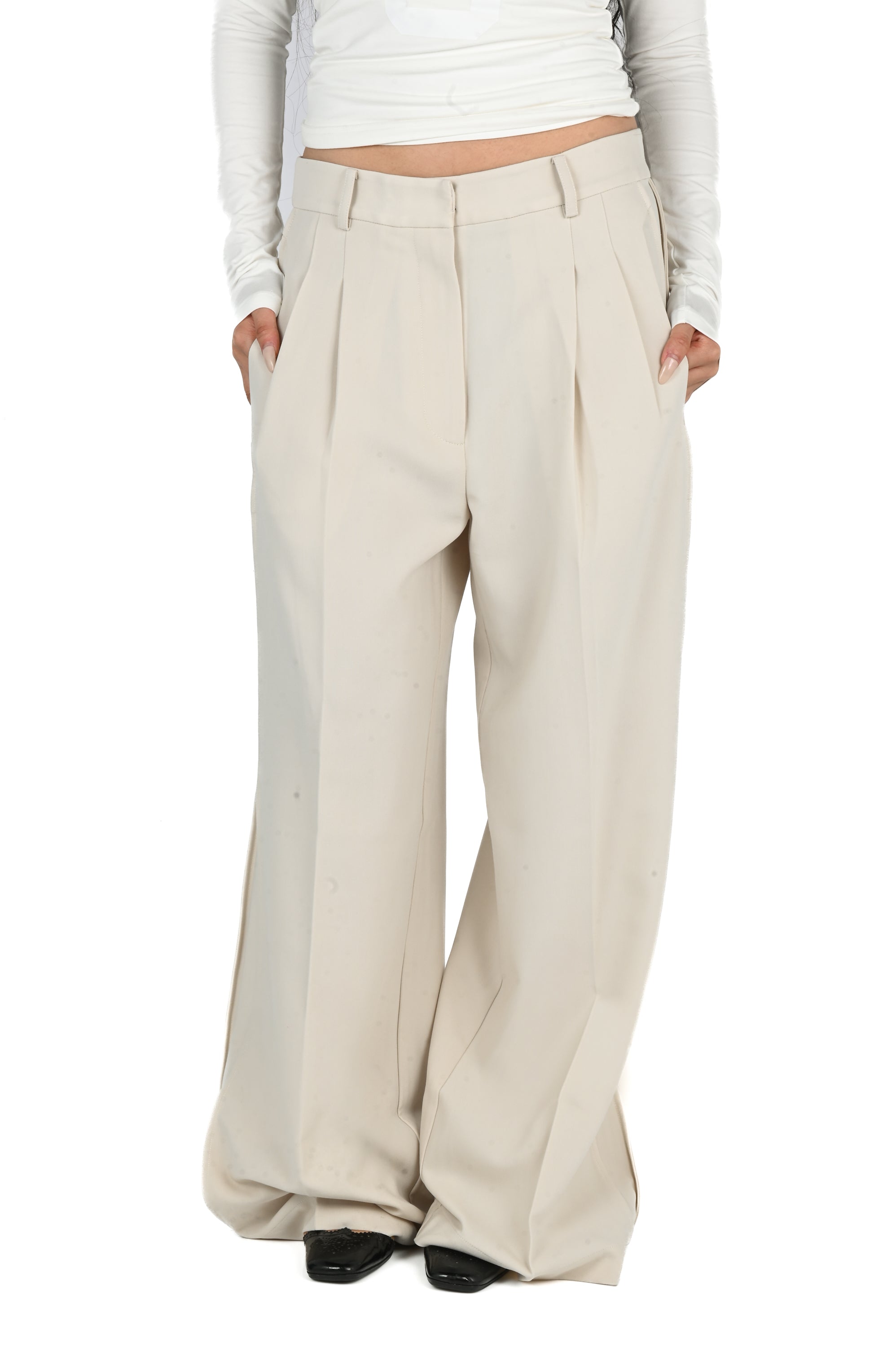 Lova Mohan - Trackside Pants - Cream