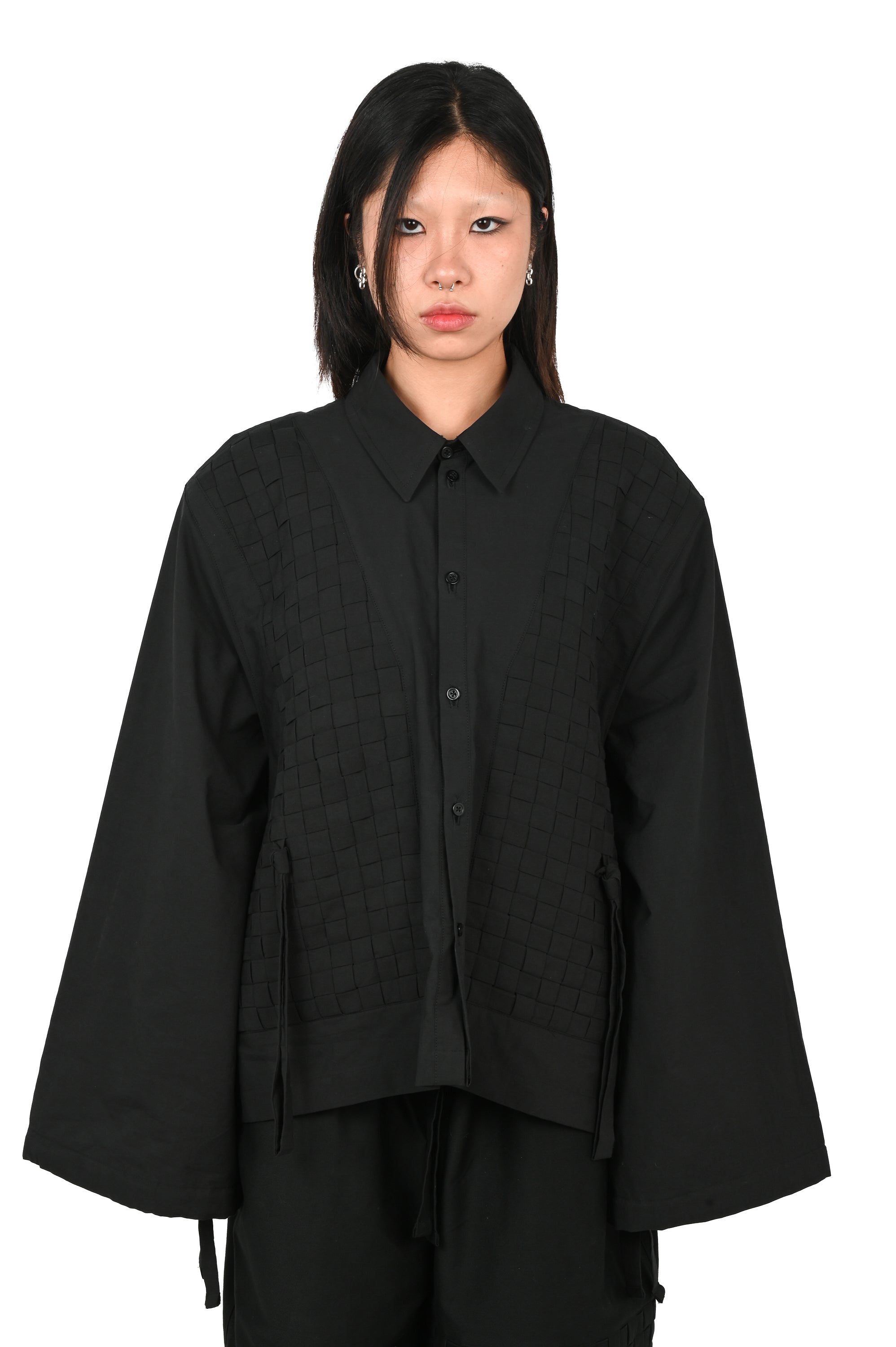 Iti Clothes - Lattice Shirt - Black