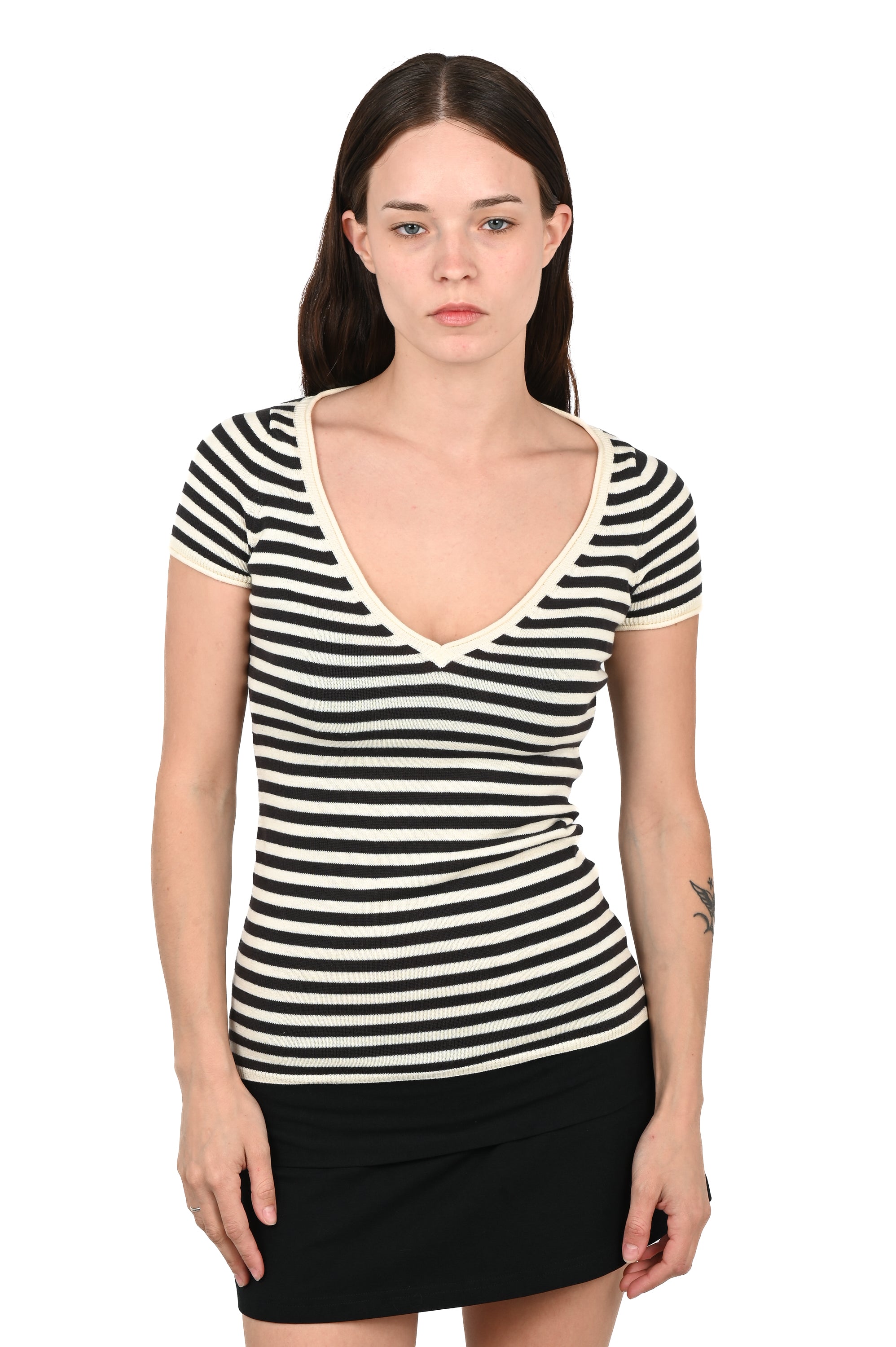 Be Right Back - Off The Hook Top - Cream/Charcoal