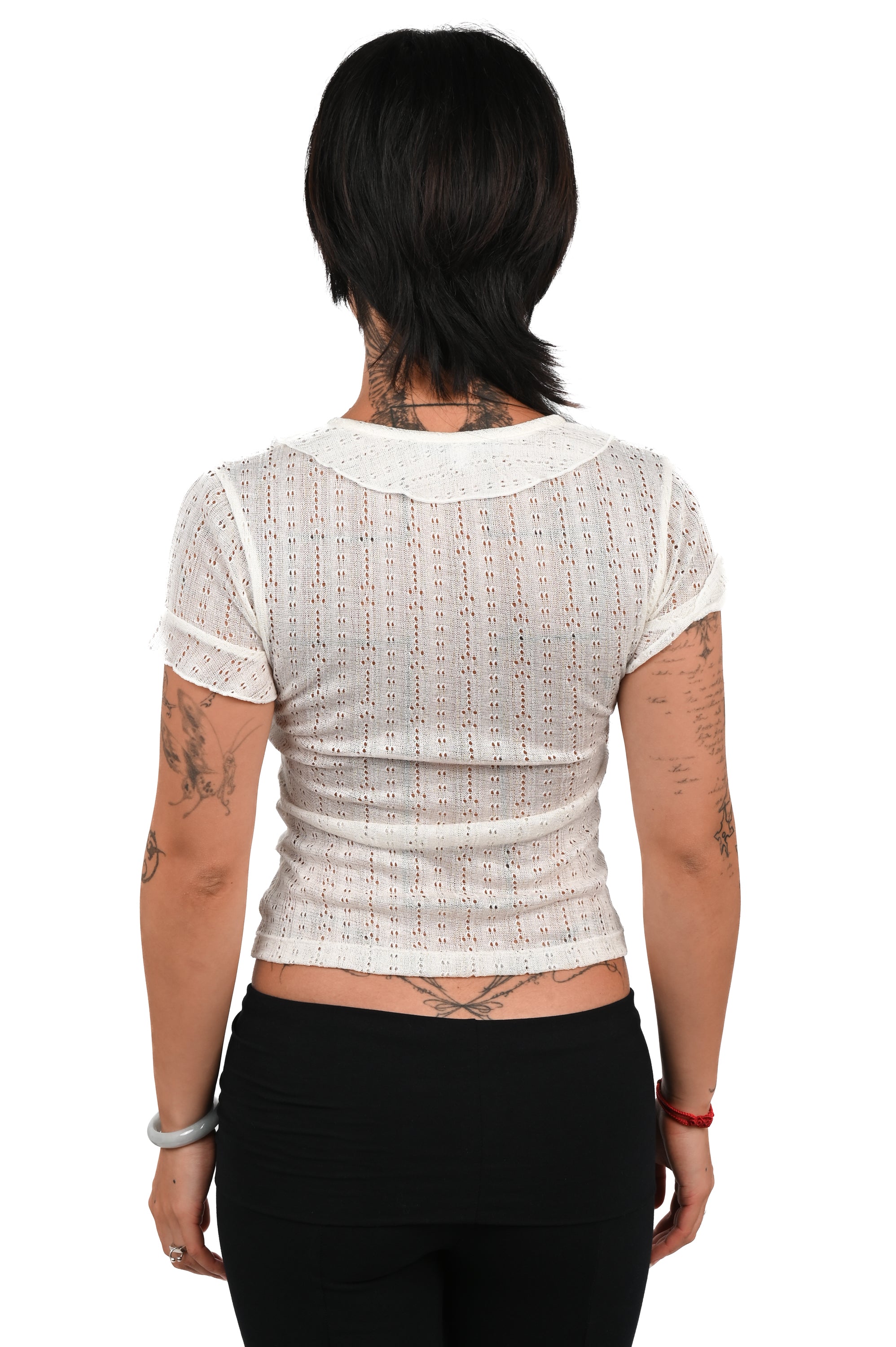 Sabi The Label - Eyelet Top - White