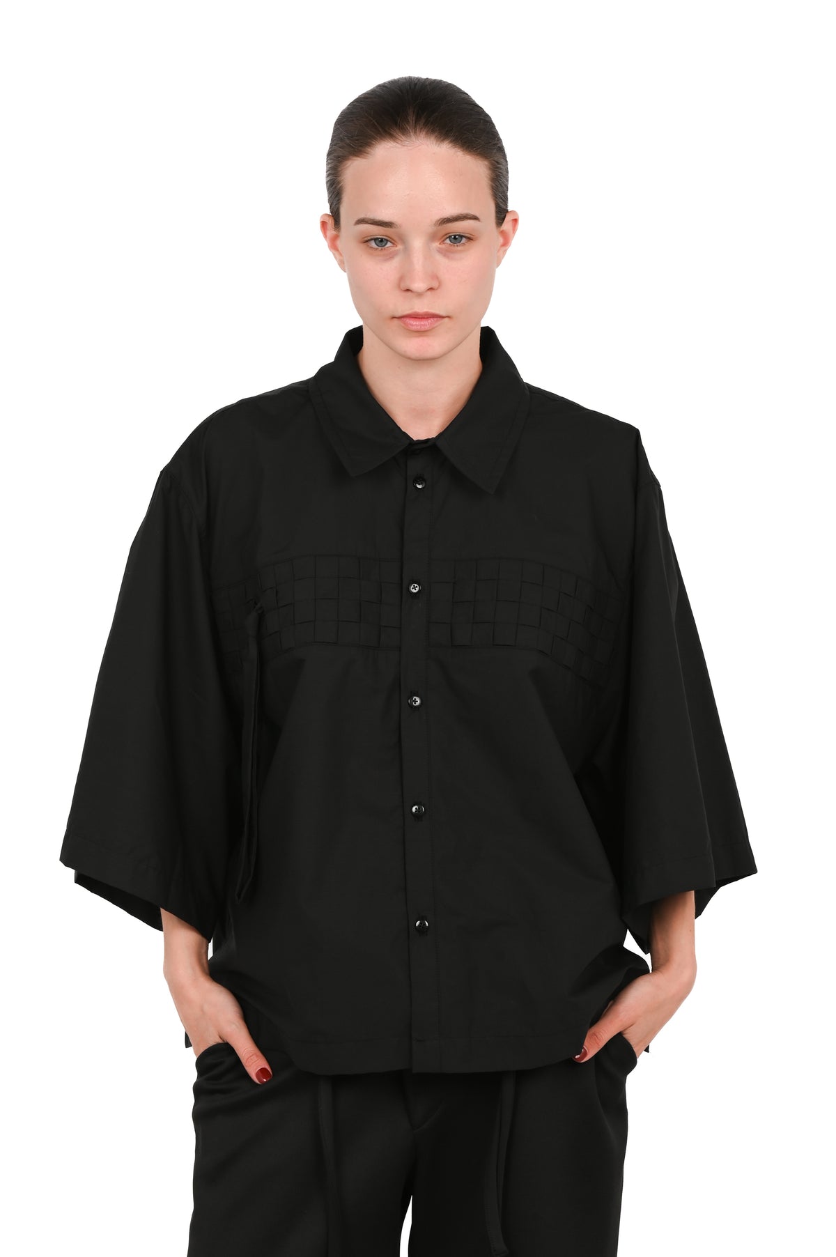 Iti Clothes - The Signal Shirt (Cropped) - Black