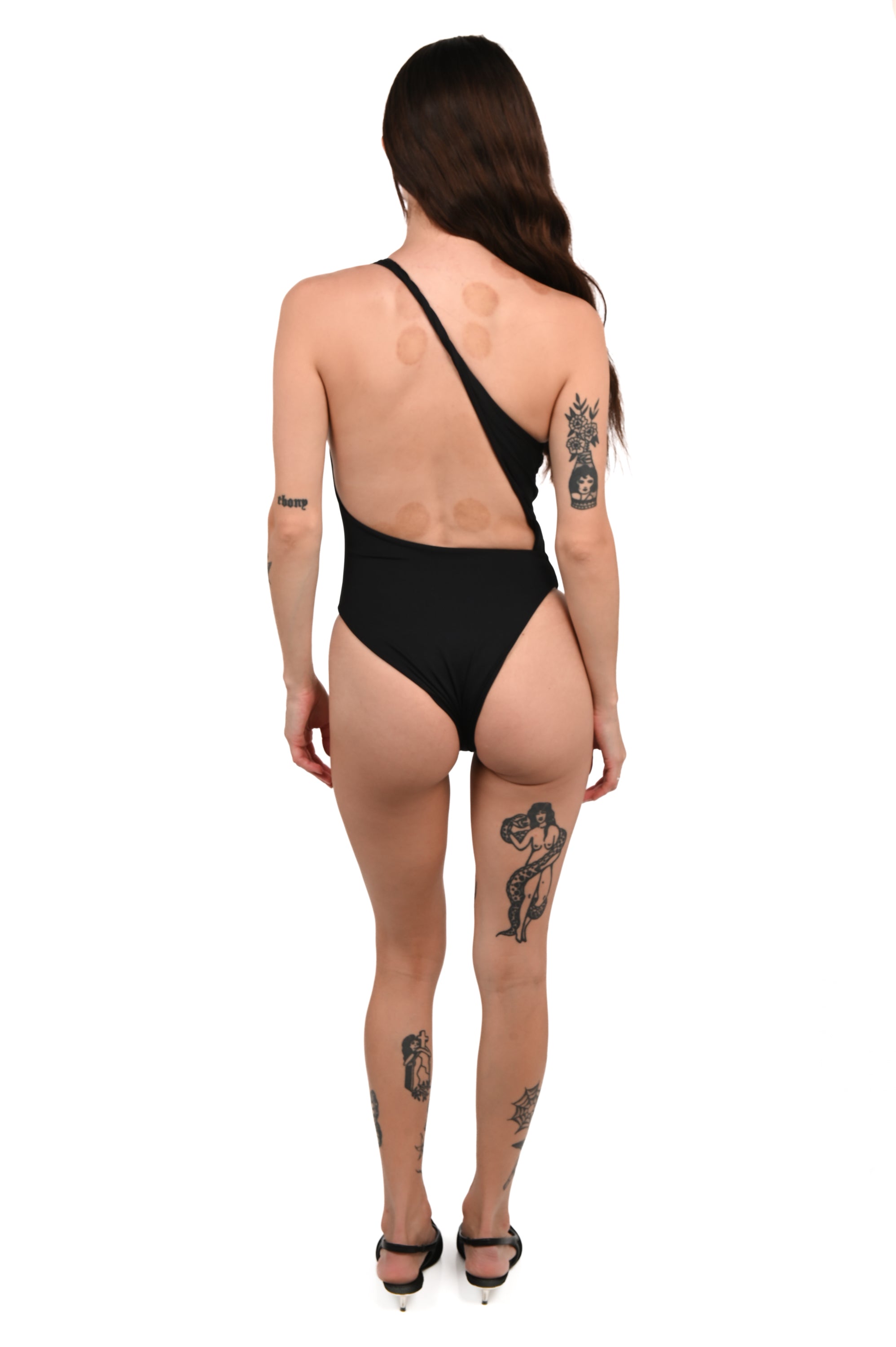 ZIAH - Leme Asymmetric One Piece - Black